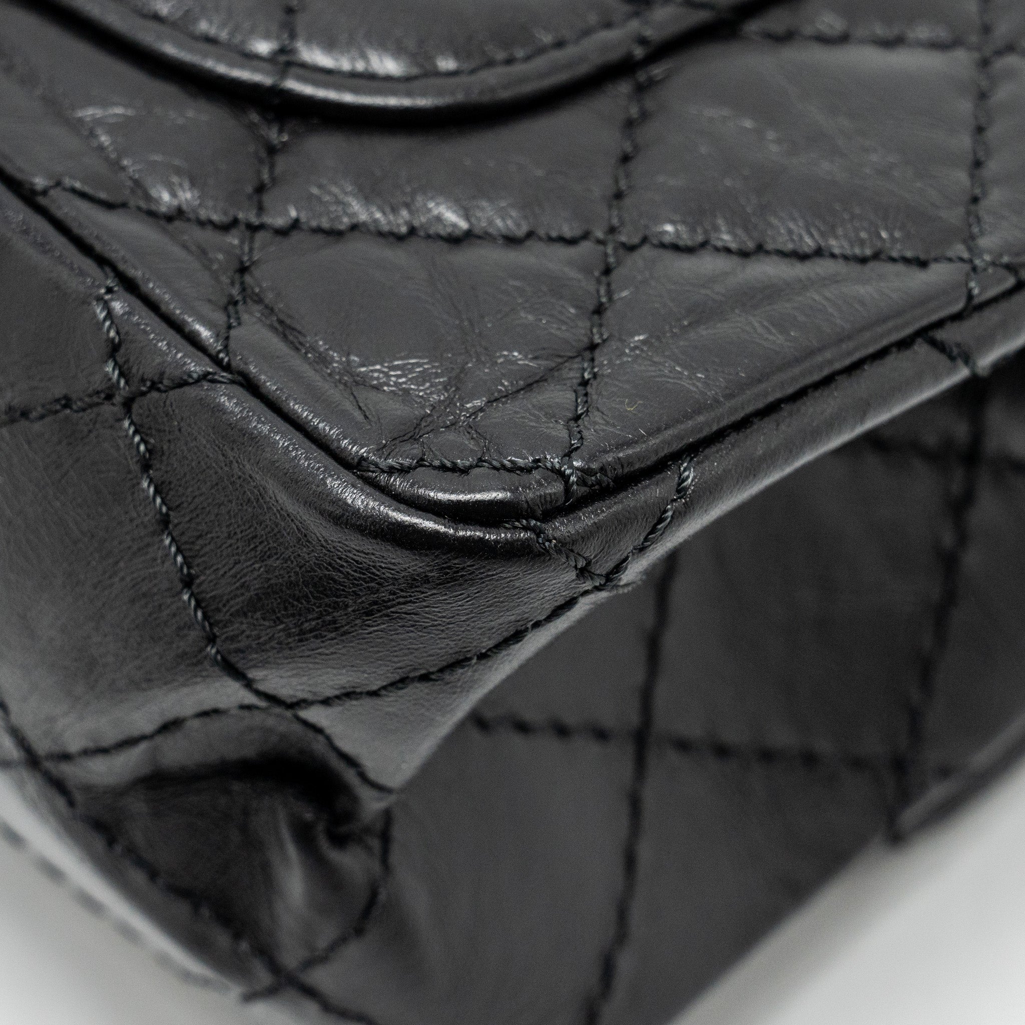 Chanel Mini 2.55 Reissue Aged Calfskin Black