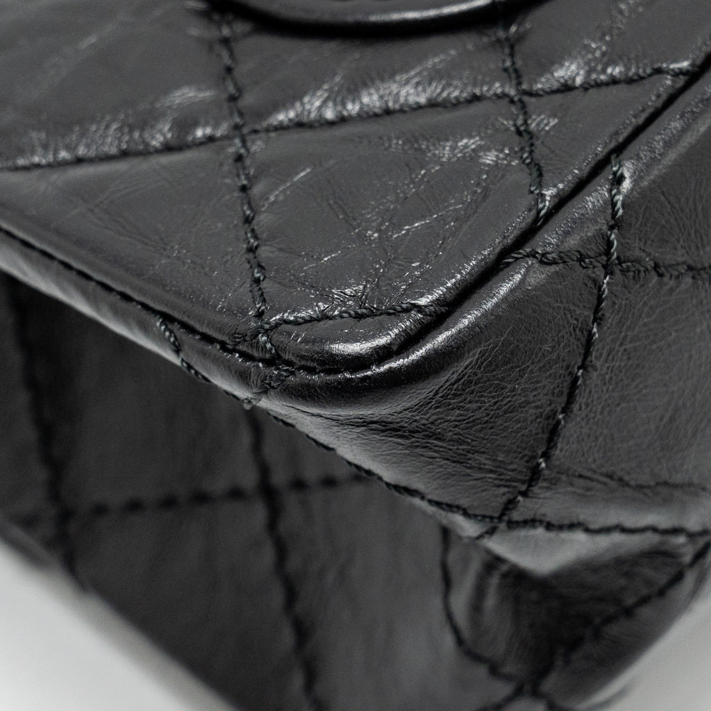 Chanel Mini 2.55 Reissue Aged Calfskin Black