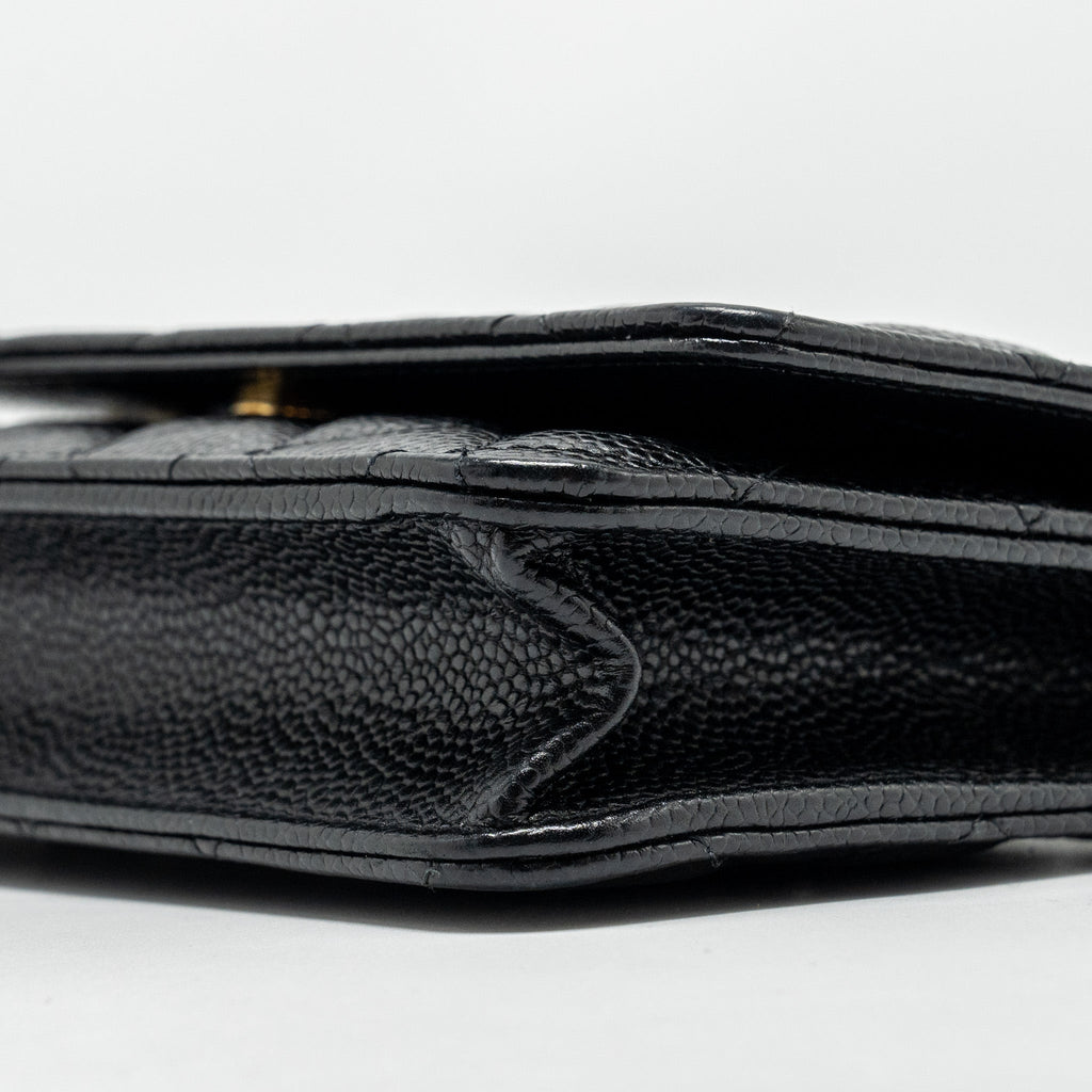 Chanel Classic Wallet On Chain Caviar Black
