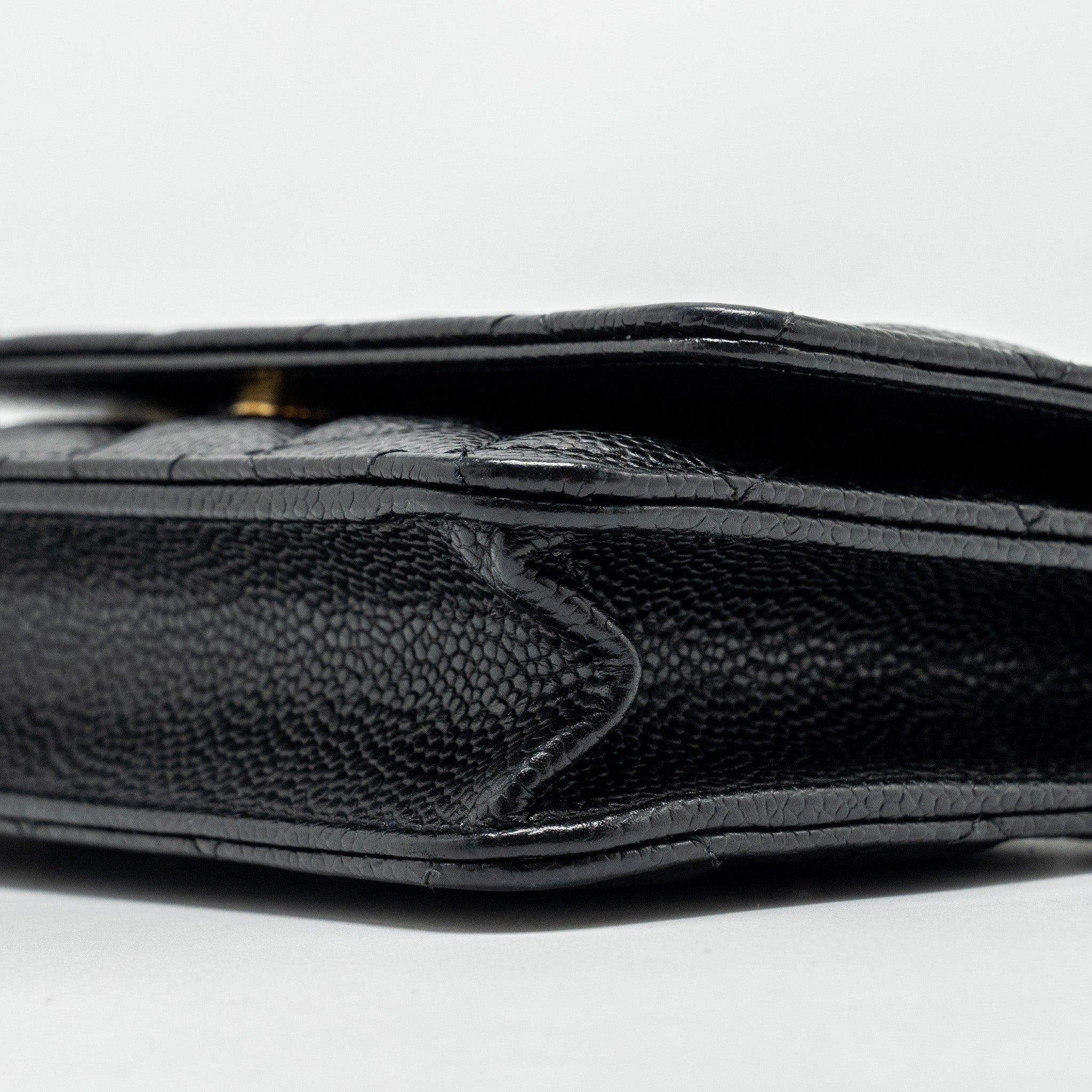Chanel Classic Wallet On Chain Caviar Black