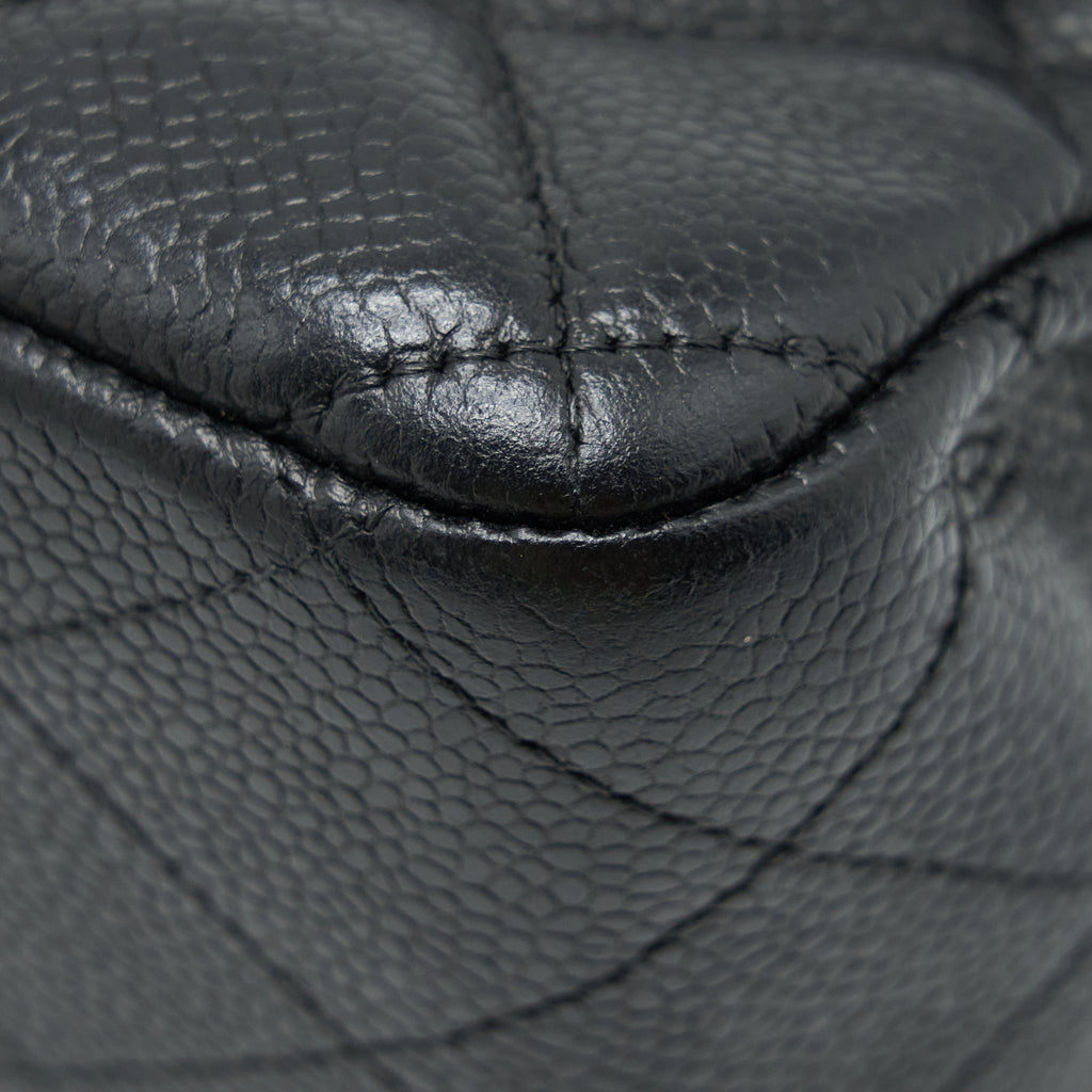 Chanel Jumbo Single Flap Bag Caviar Black
