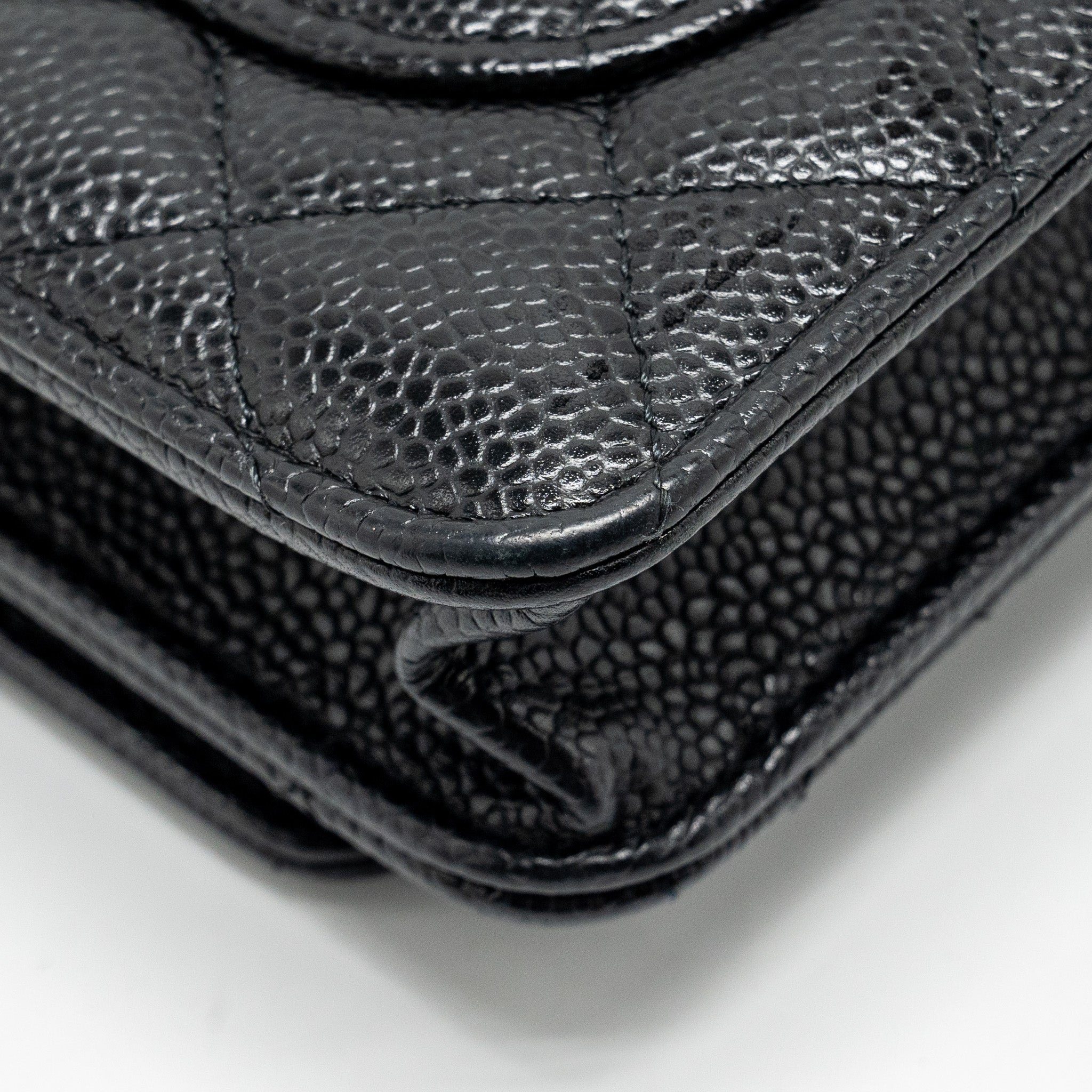 Chanel Classic Wallet On Chain Caviar Black