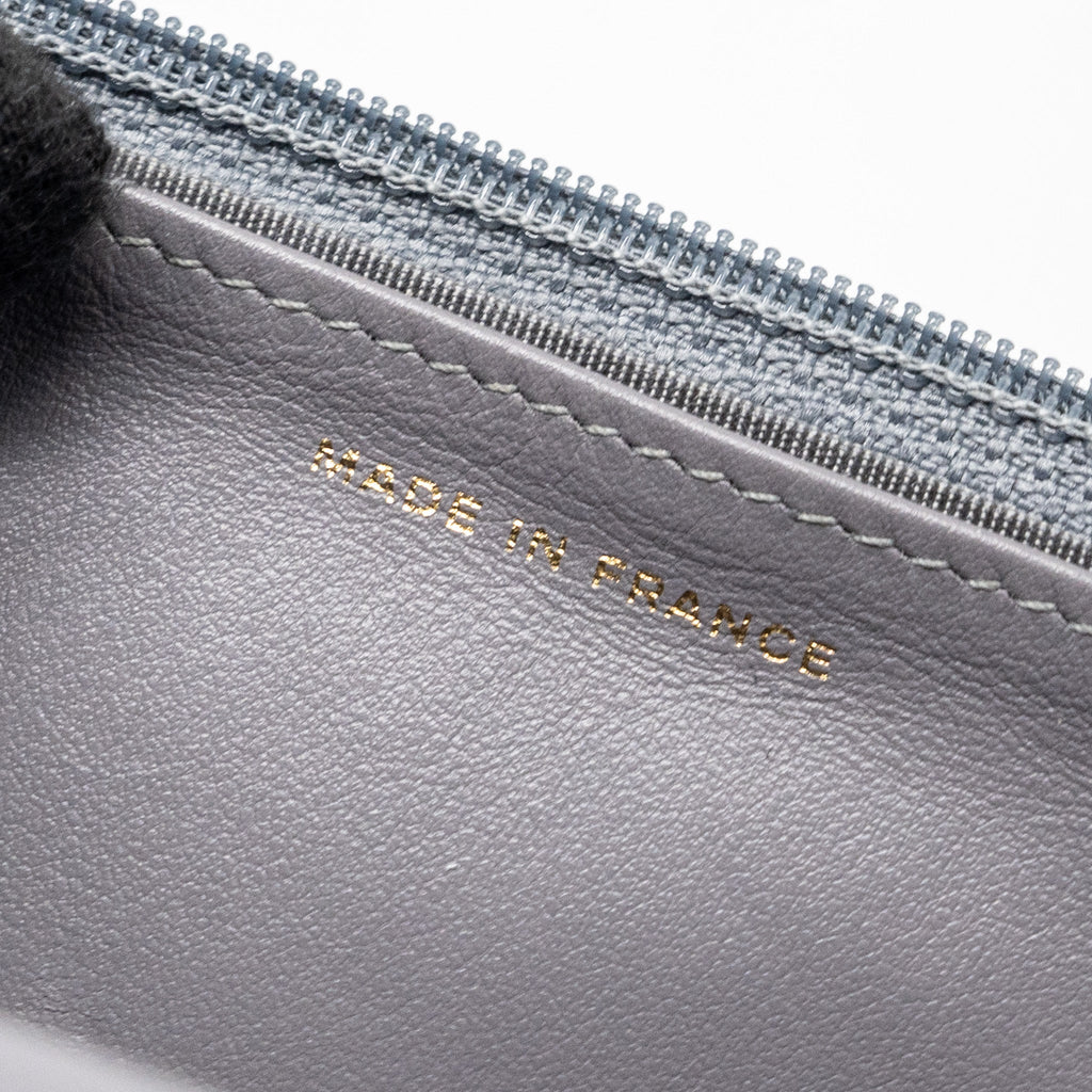 Chanel Boy Wallet on Chain caviar grey L