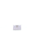 Chanel 19 Flap Card Holder Calfskin Iridescent Light Purple