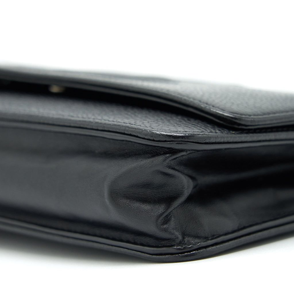 Chanel Wallet On Chain Caviar Black