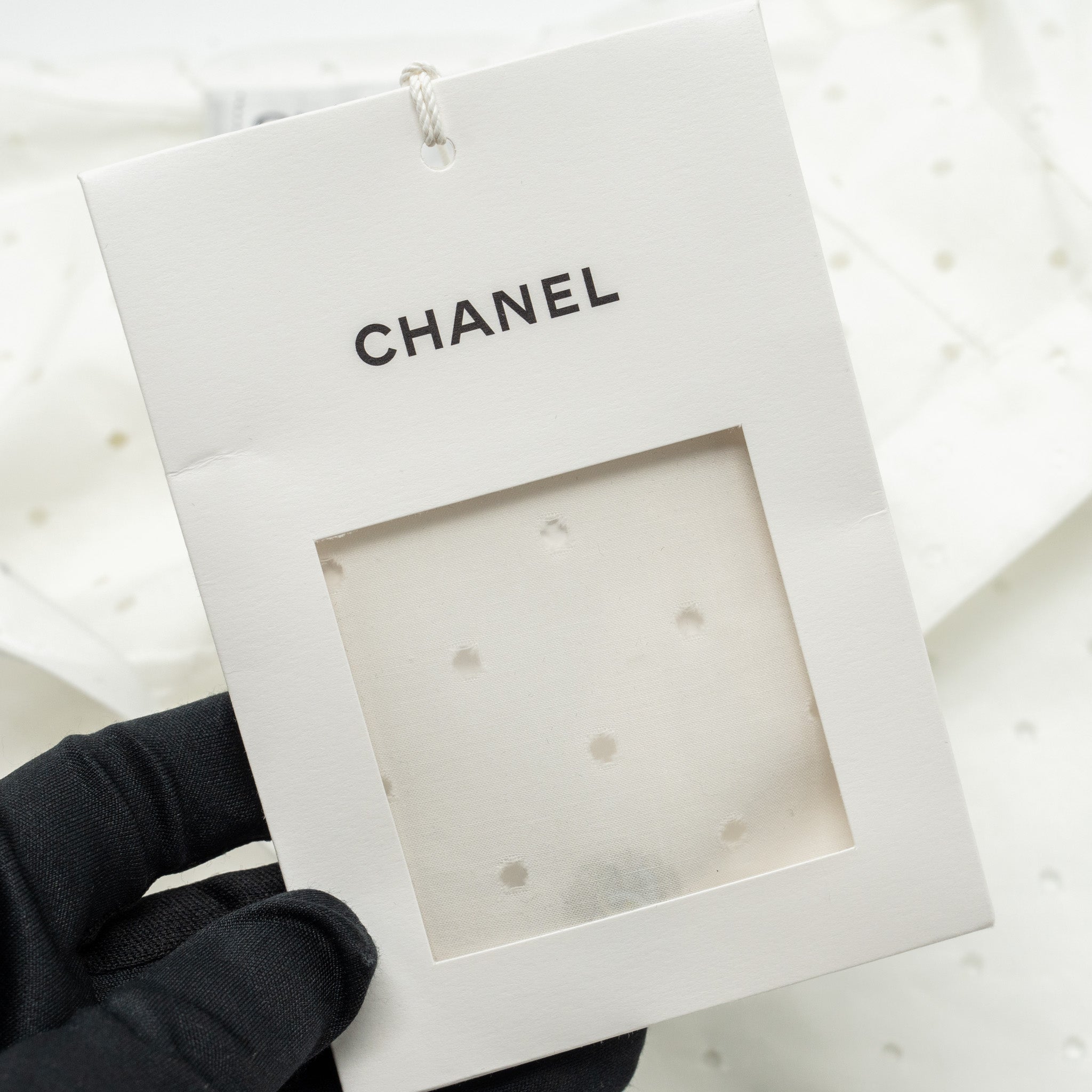 Chanel size 34 23S blouse shirt cotton white