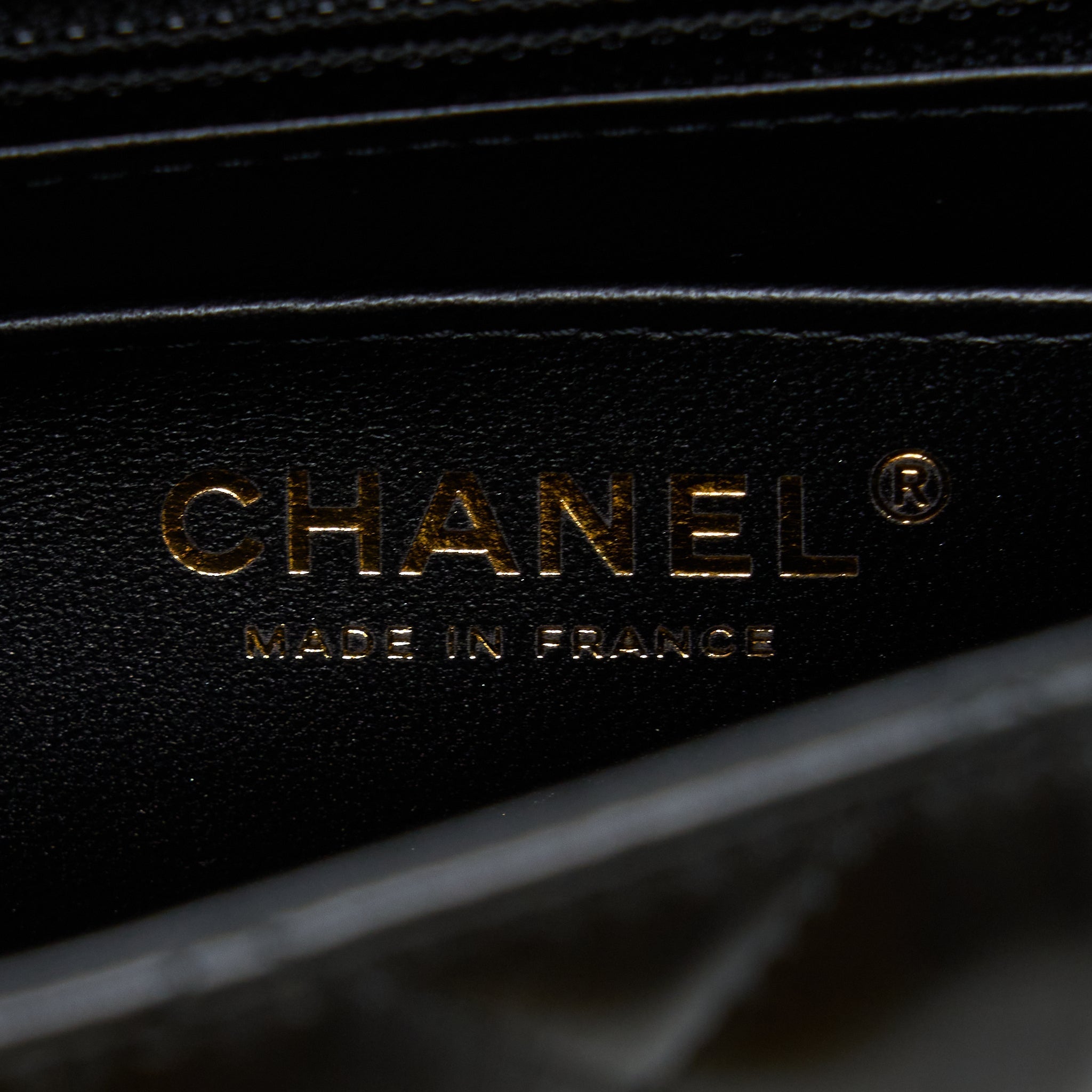 Chanel Mini Rectangular Flap Bag Lambskin Black L (Microchip)
