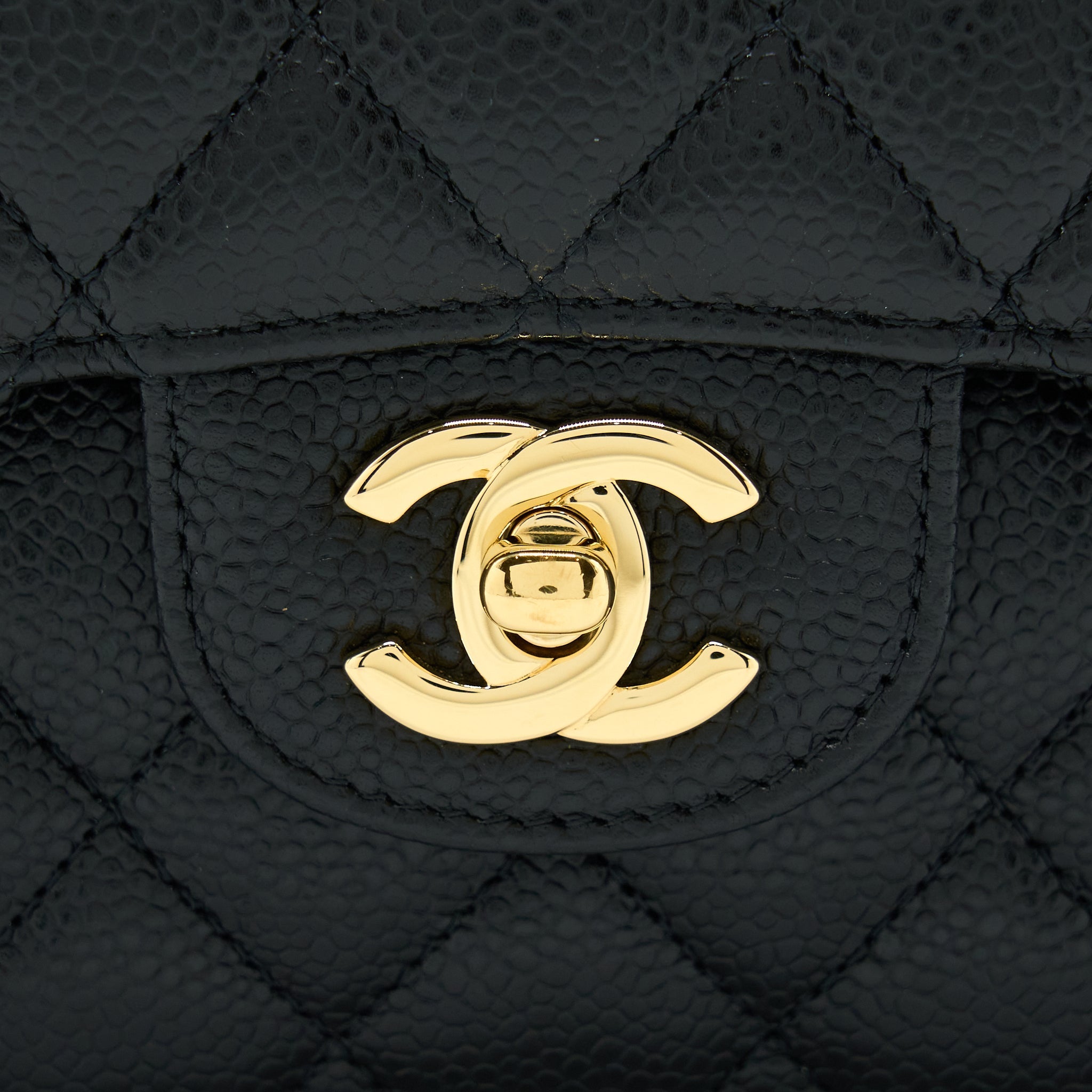 Chanel Small Classic Double Flap Bag Caviar Black