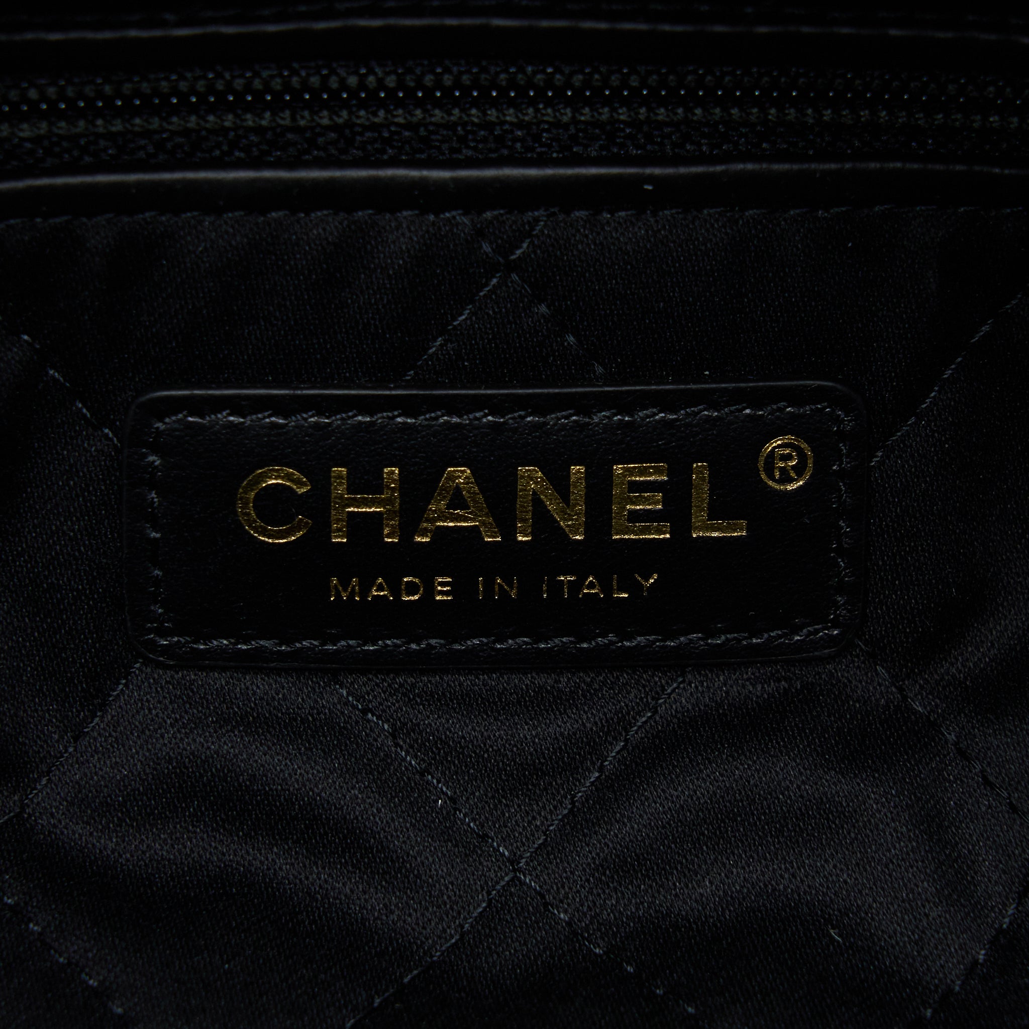 Chanel Small 22 Bag white letter Shiny Calfskin  (Microchip)