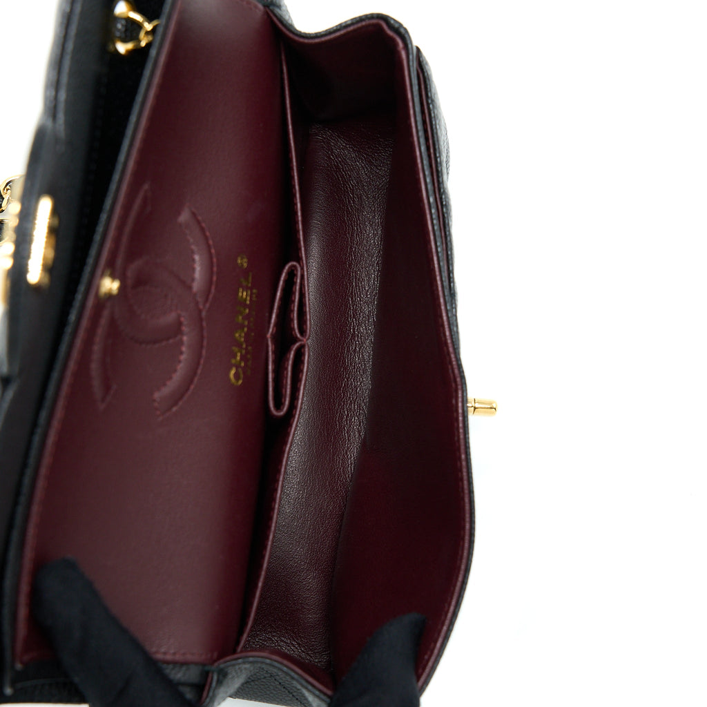 Chanel Small Classic Double Flap Bag Caviar Black