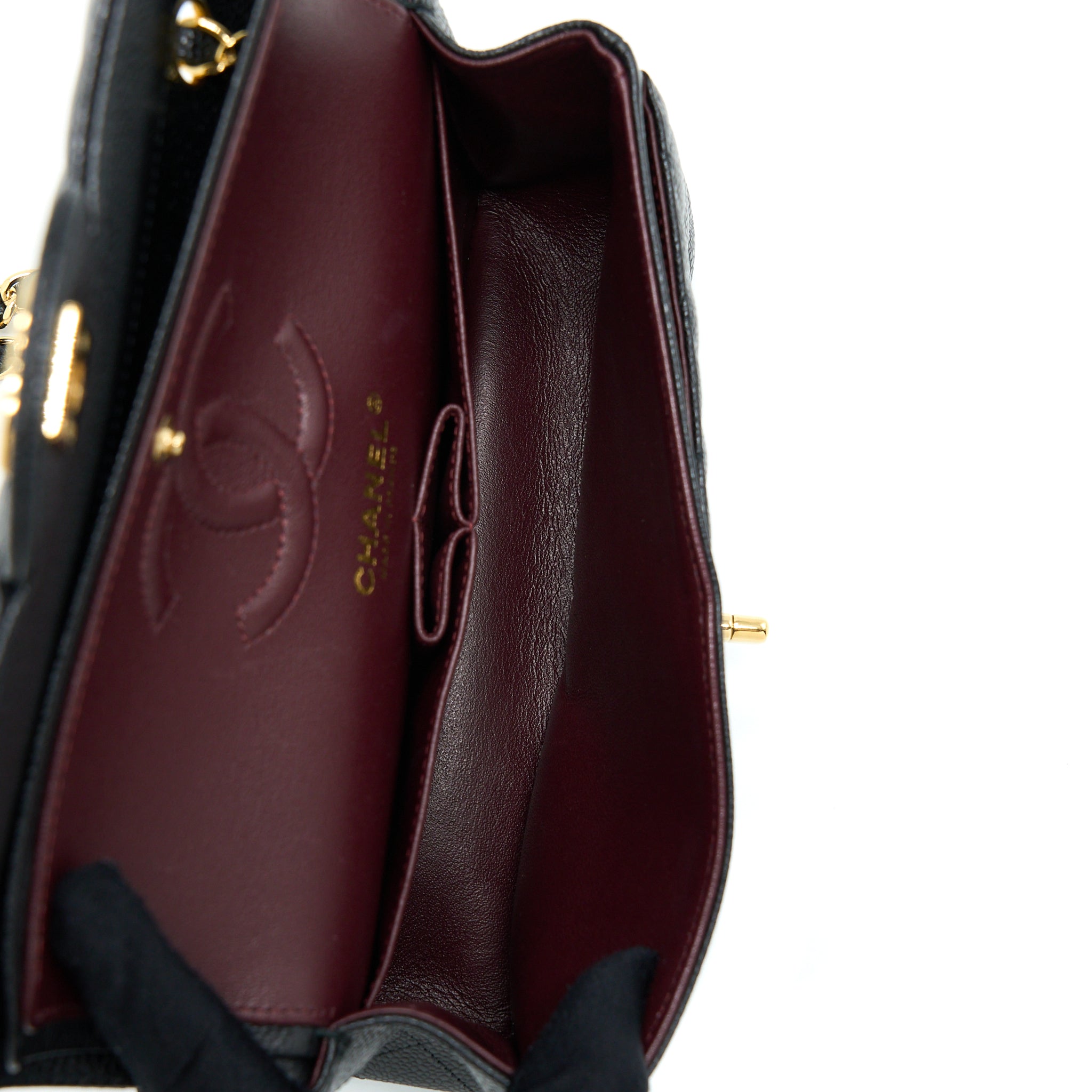 Chanel Small Classic Double Flap Bag Caviar Black