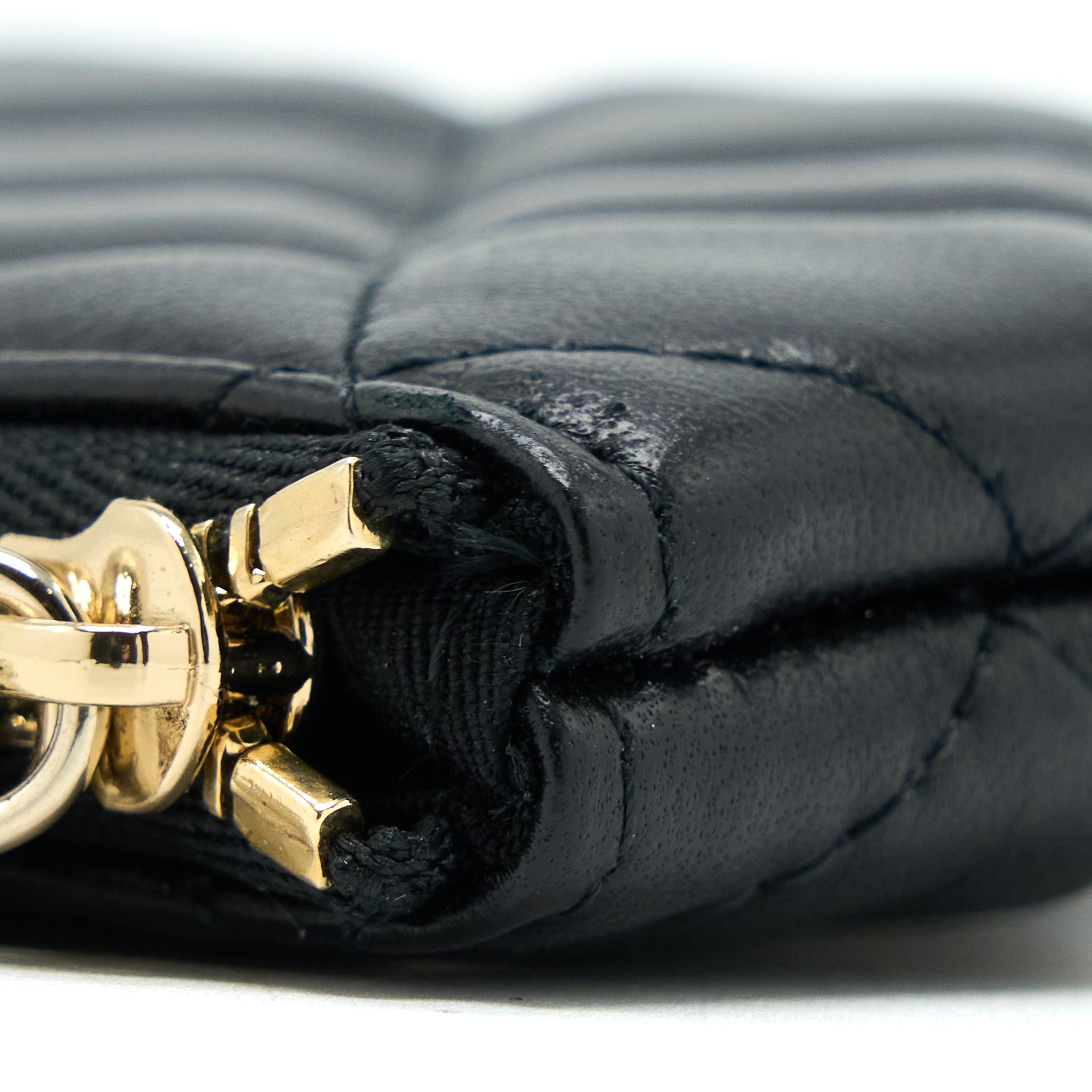 Chanel 21S Mini Pouch Limited Edition Lambskin Black L