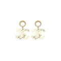 Chanel 22P Pearl Drop And Crystal Earring L