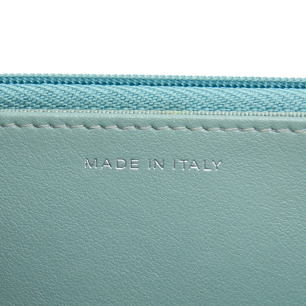 Chanel Wallet On Chain Caviar Light Blue