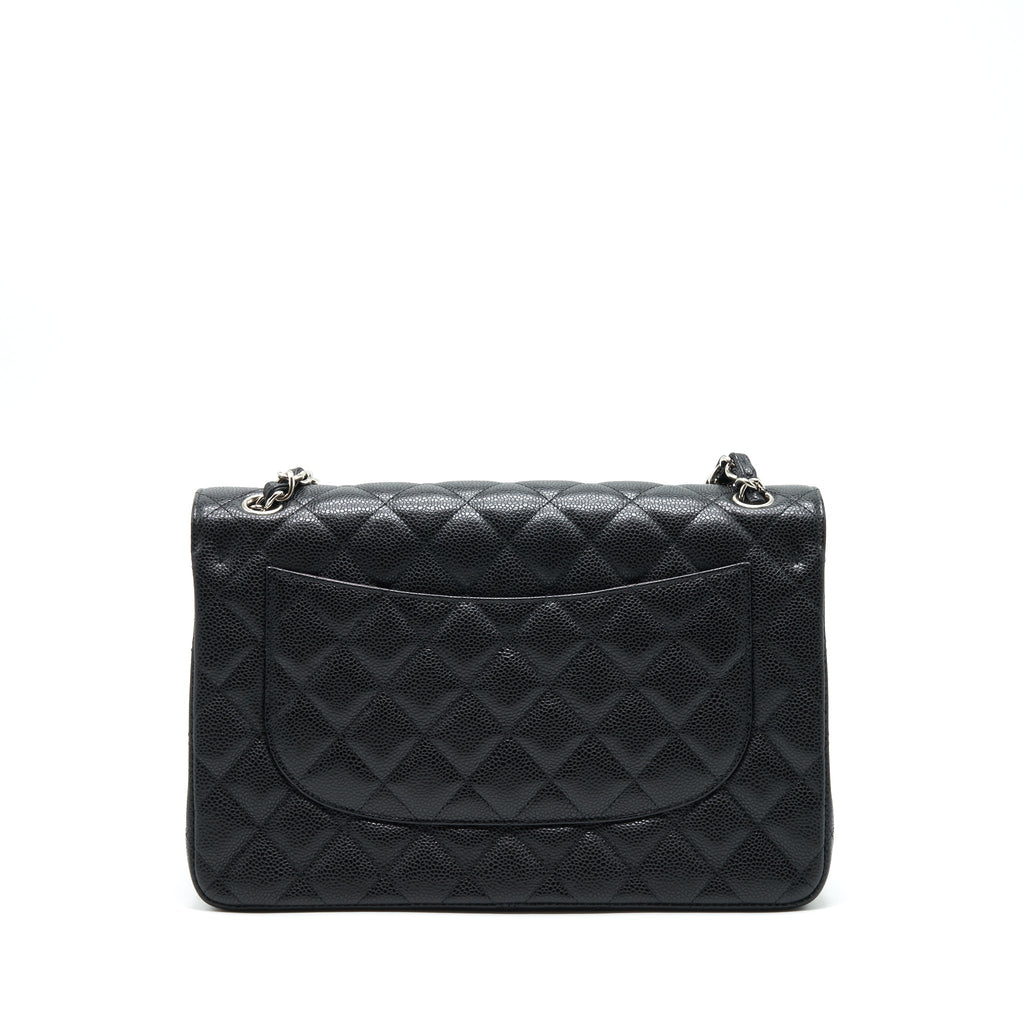 Chanel Jumbo Classic Double Flap Bag Caviar Black
