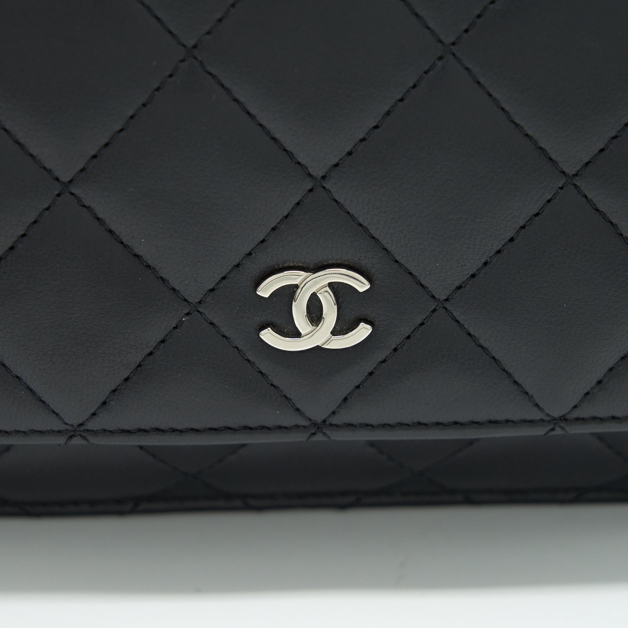 Chanel Wallet On Chain Lambskin Black