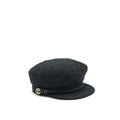 Chanel Size M Newsboy Cap Black L