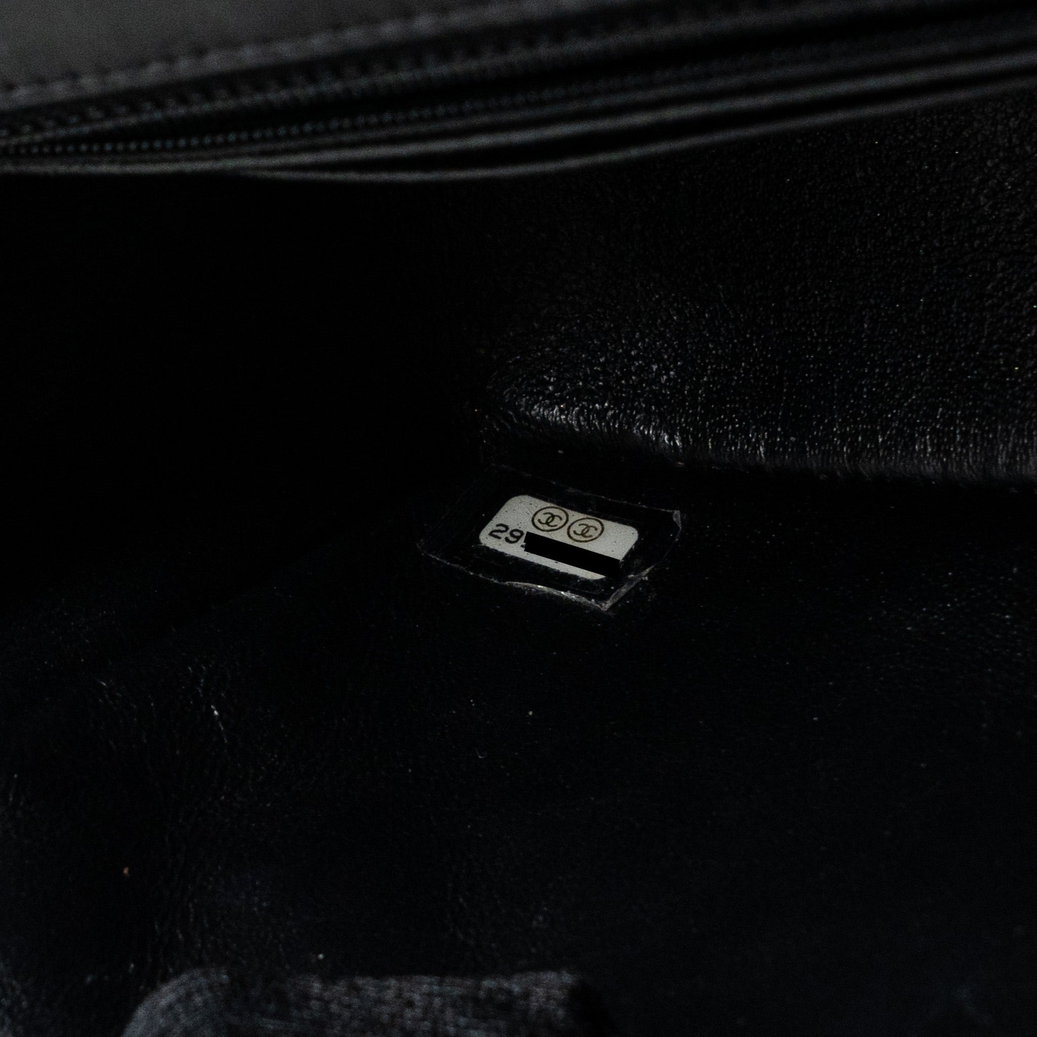 Chanel Classic Mini Rectangular Flap Bag Lambskin Black
