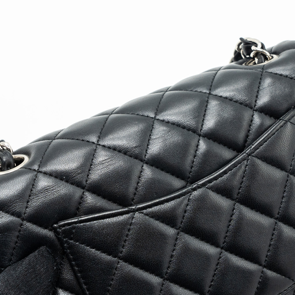 Chanel Classic Mini Rectangular Flap Bag Lambskin Black