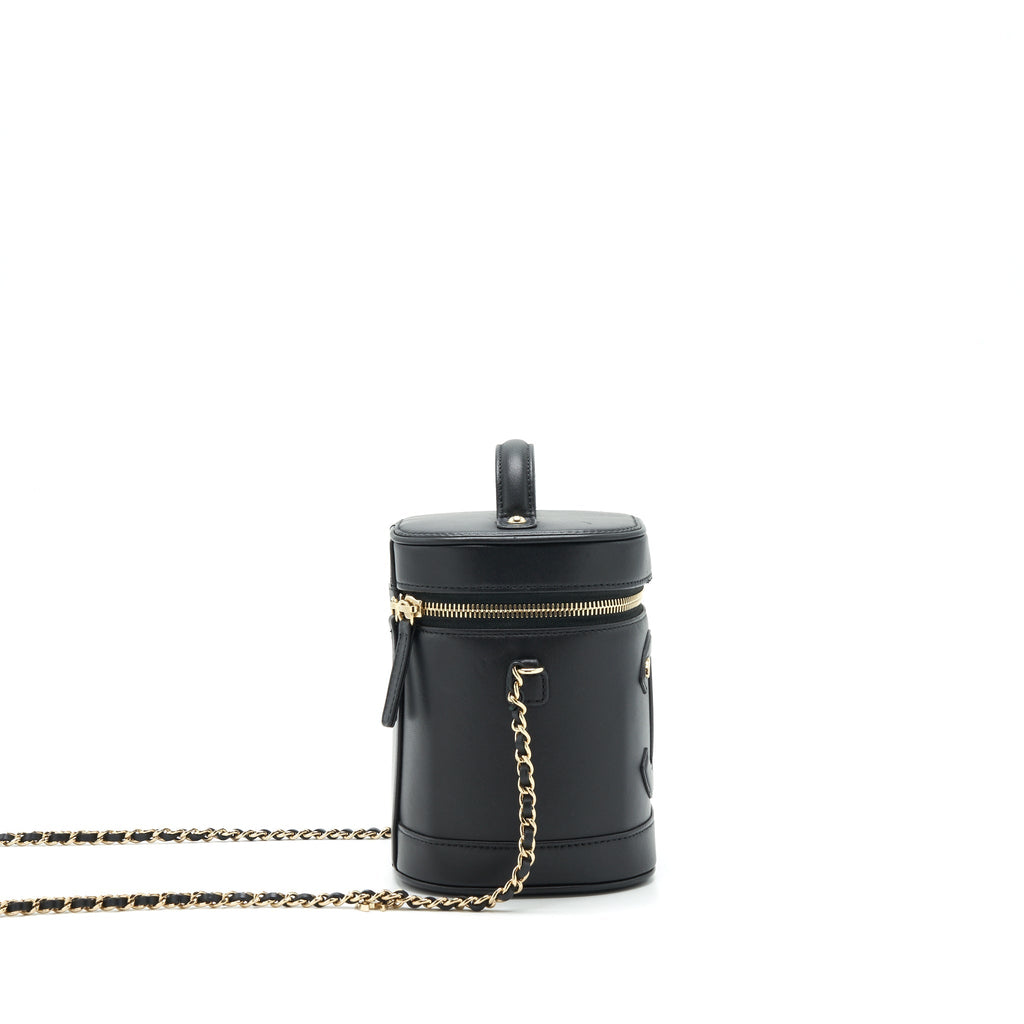 Chanel Vanity Case Lambskin Black L