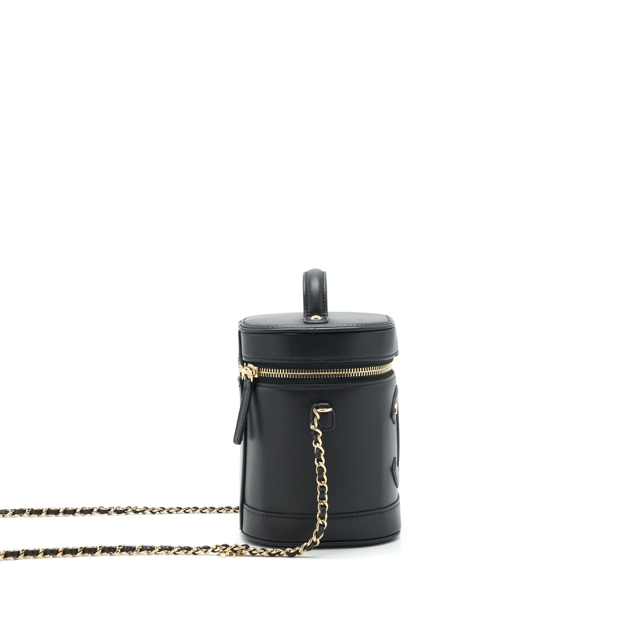 Chanel Vanity Case Lambskin Black L