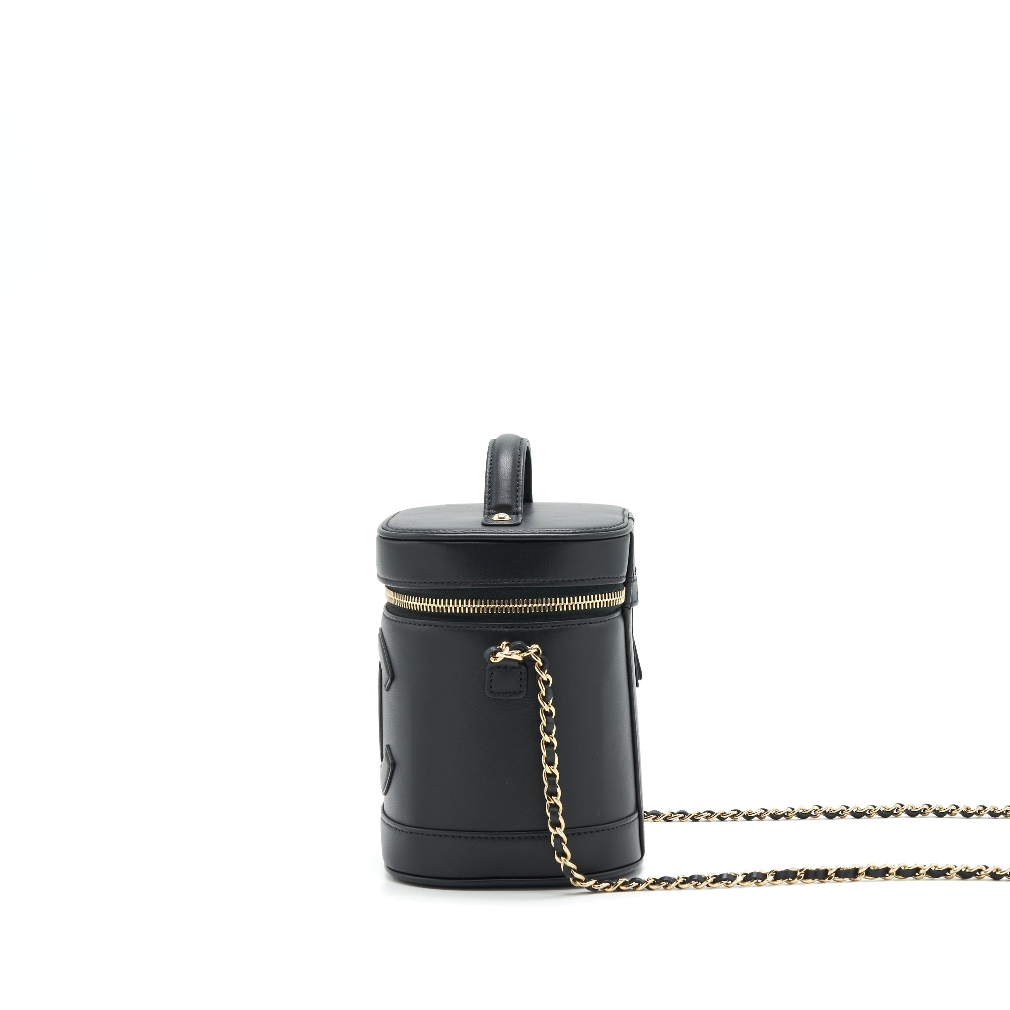 Chanel Vanity Case Lambskin Black L