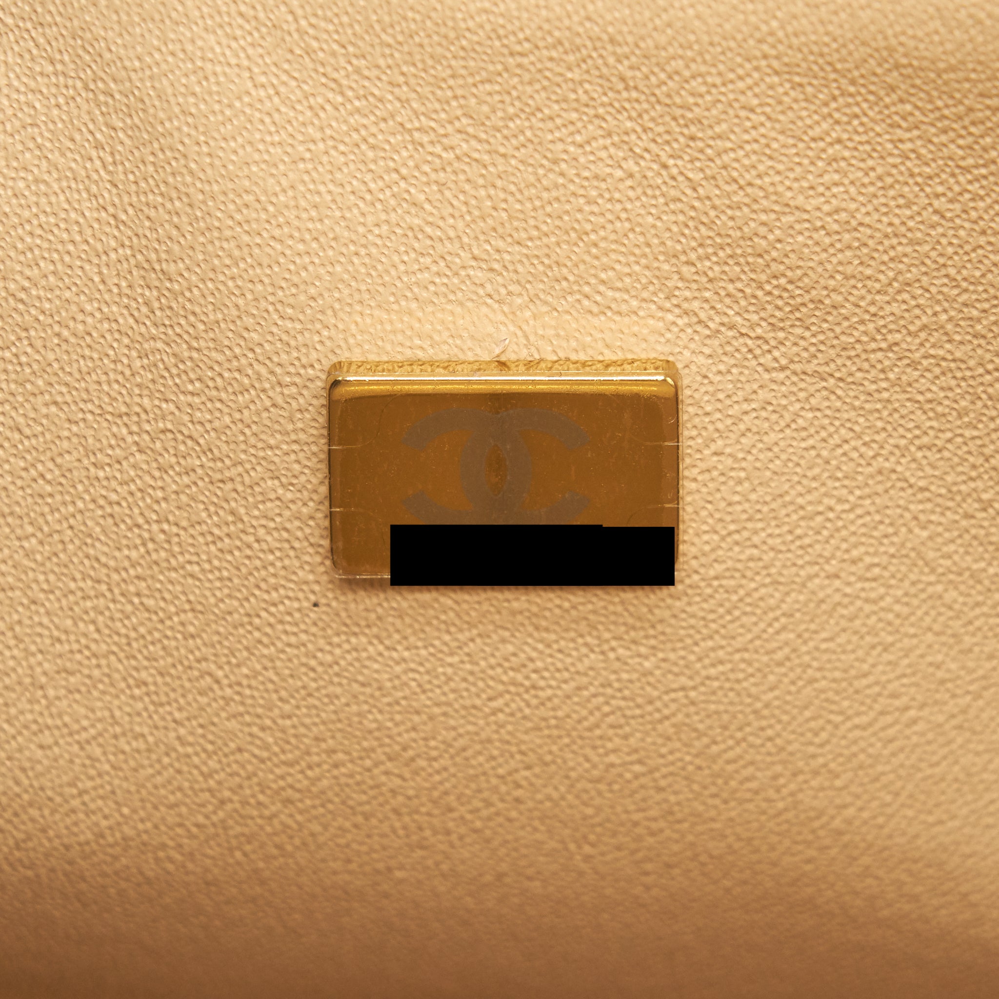 Chanel small classic double flap bag caviar beige