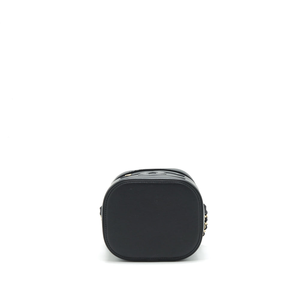 Chanel Vanity Case Lambskin Black L