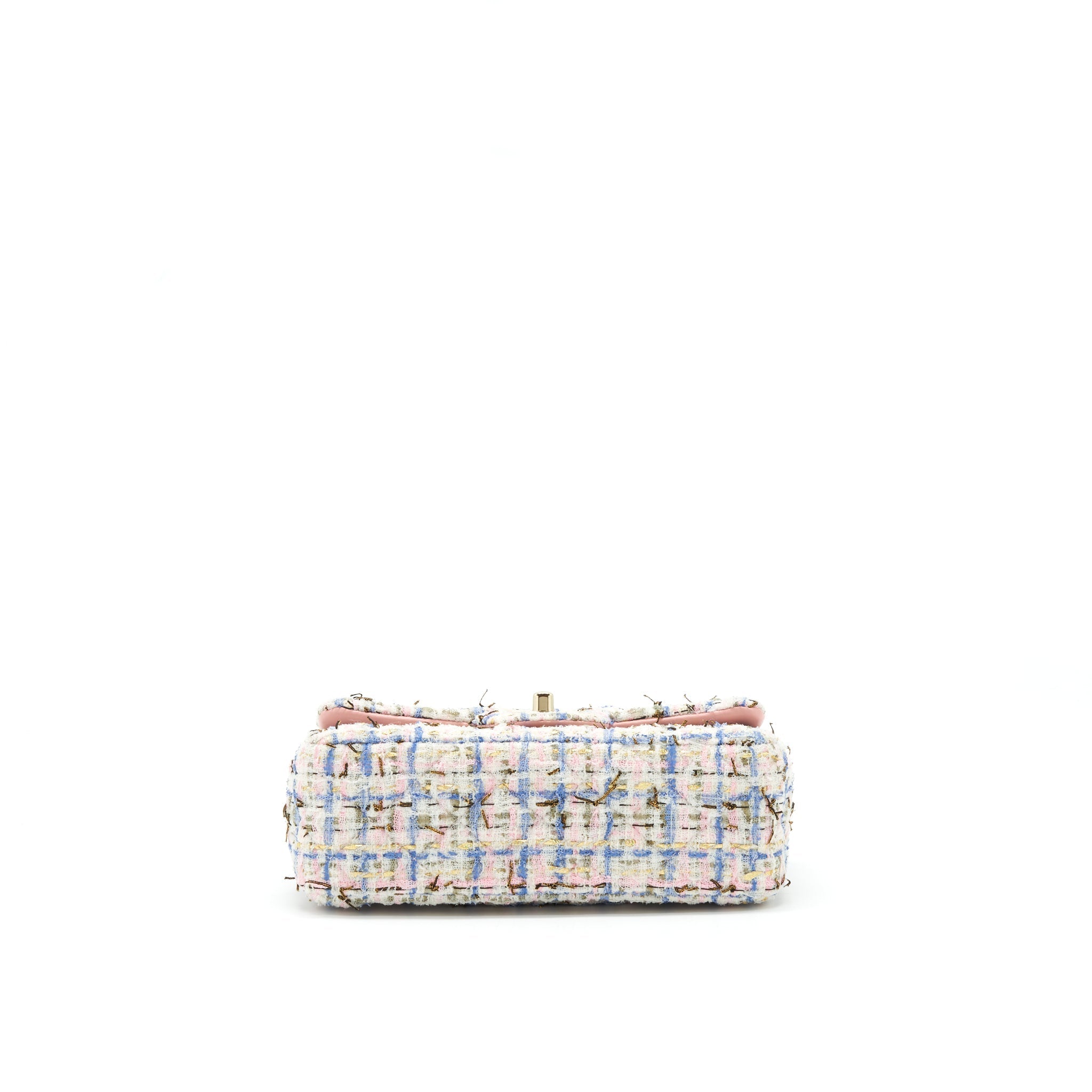 Chanel Mini Rectangular Flap Bag Tweed Multicolour L