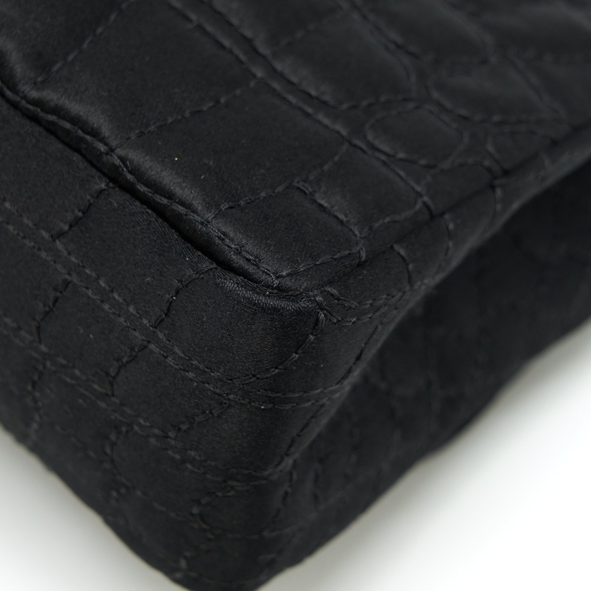 Chanel 2.55 Reissue Flap Bag Satin Black