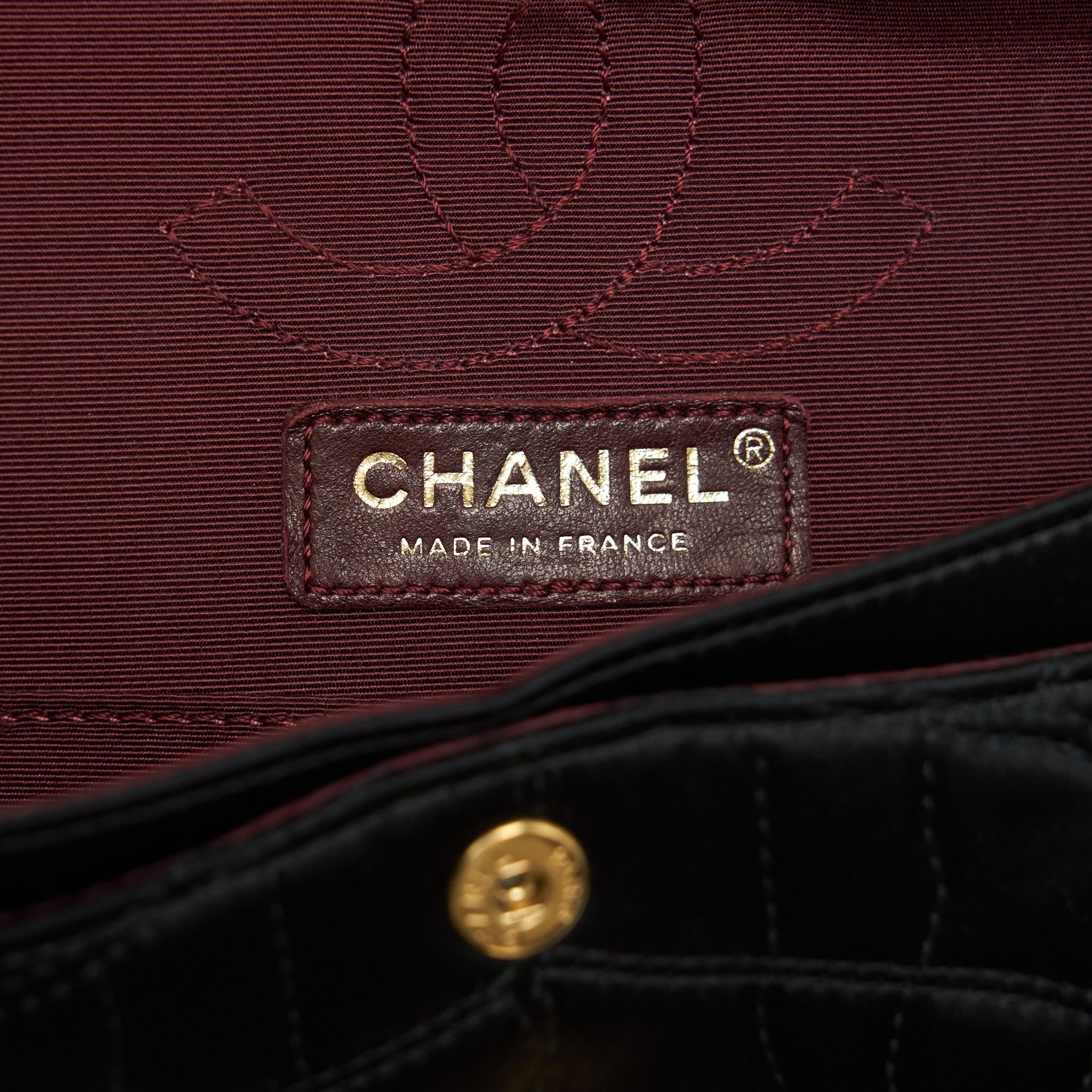 Chanel 2.55 Reissue Flap Bag Satin Black