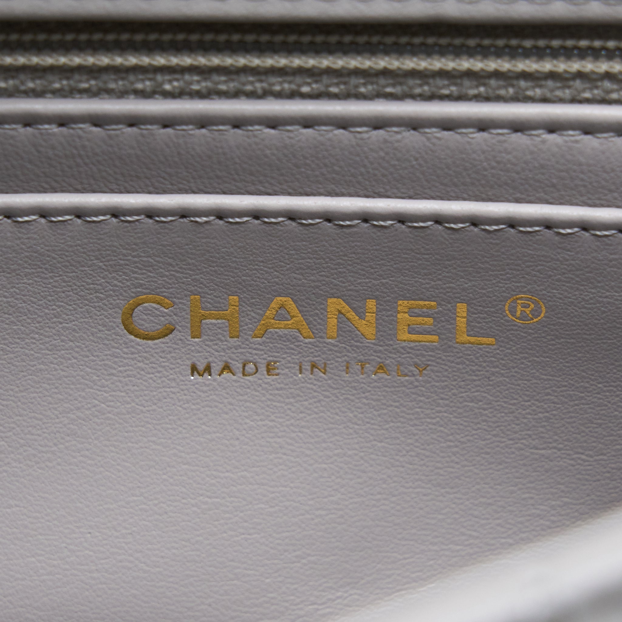 Chanel Pearl Crush Mini Rectangular Lambskin Grey Brushed  (Microchip)
