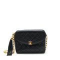 Chanel Vintage Camera Bag Lambskin Black