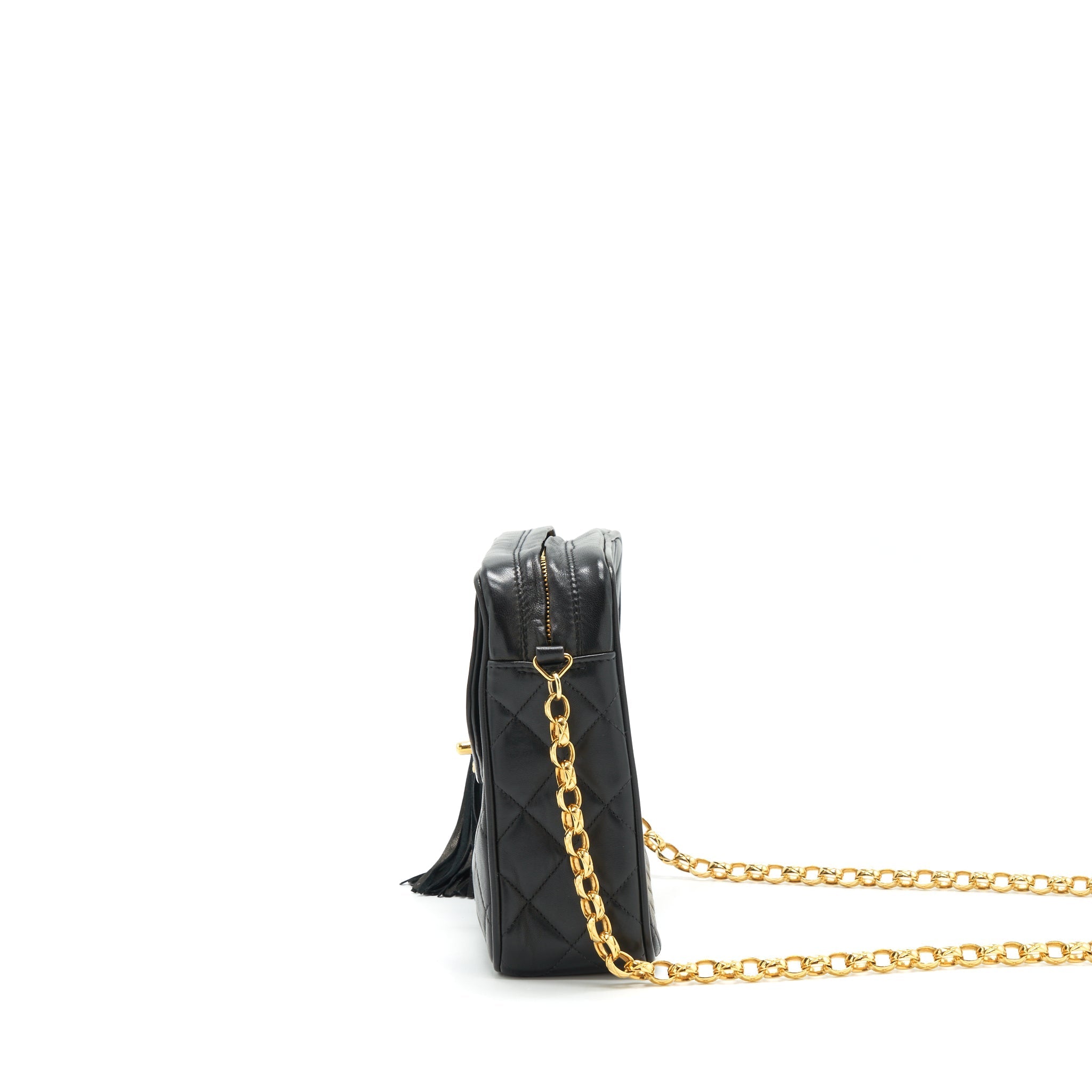 Chanel Vintage Camera Bag Lambskin Black