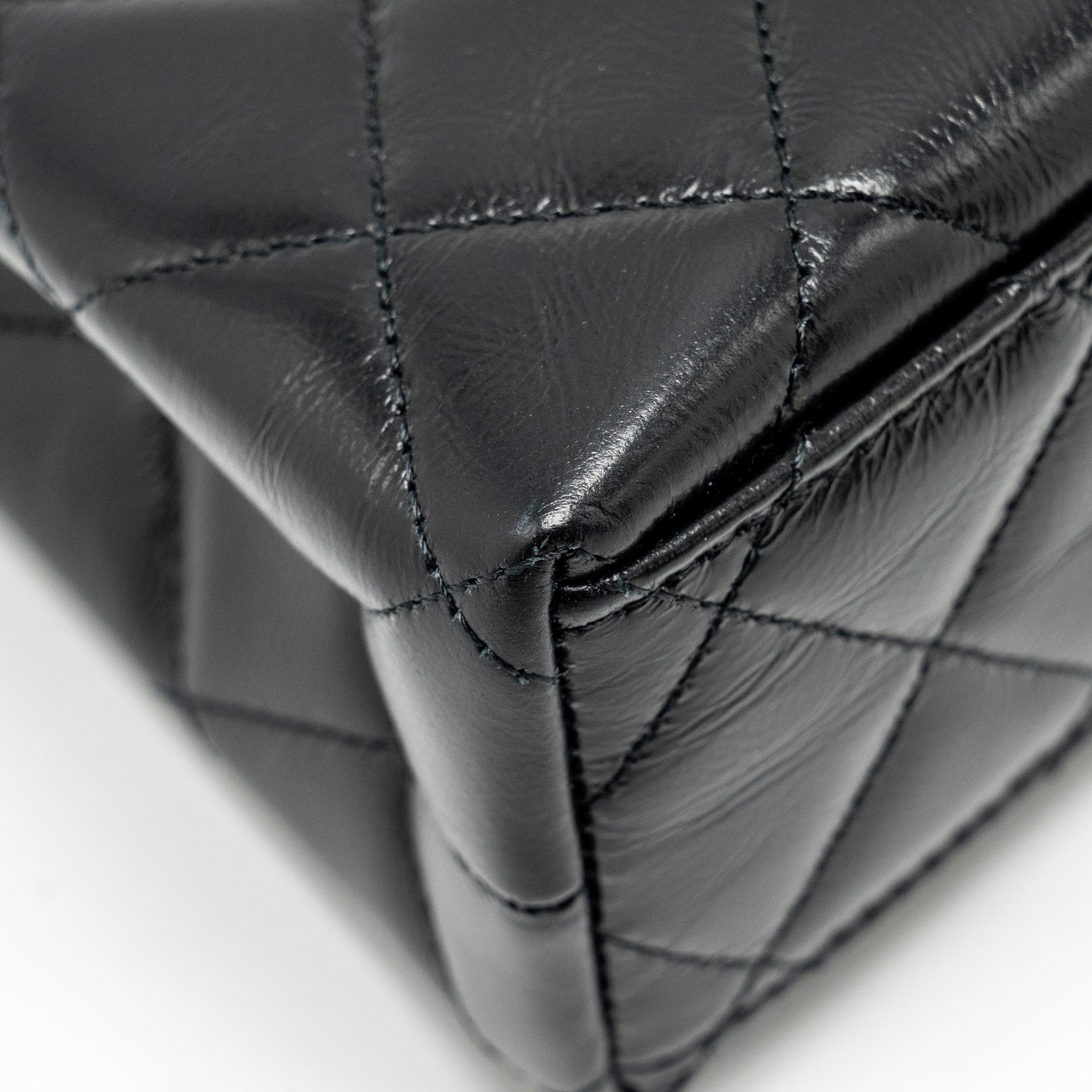 Chanel Mini Kelly Shopping TOTE Bag Calfskin Black  (Microchip)