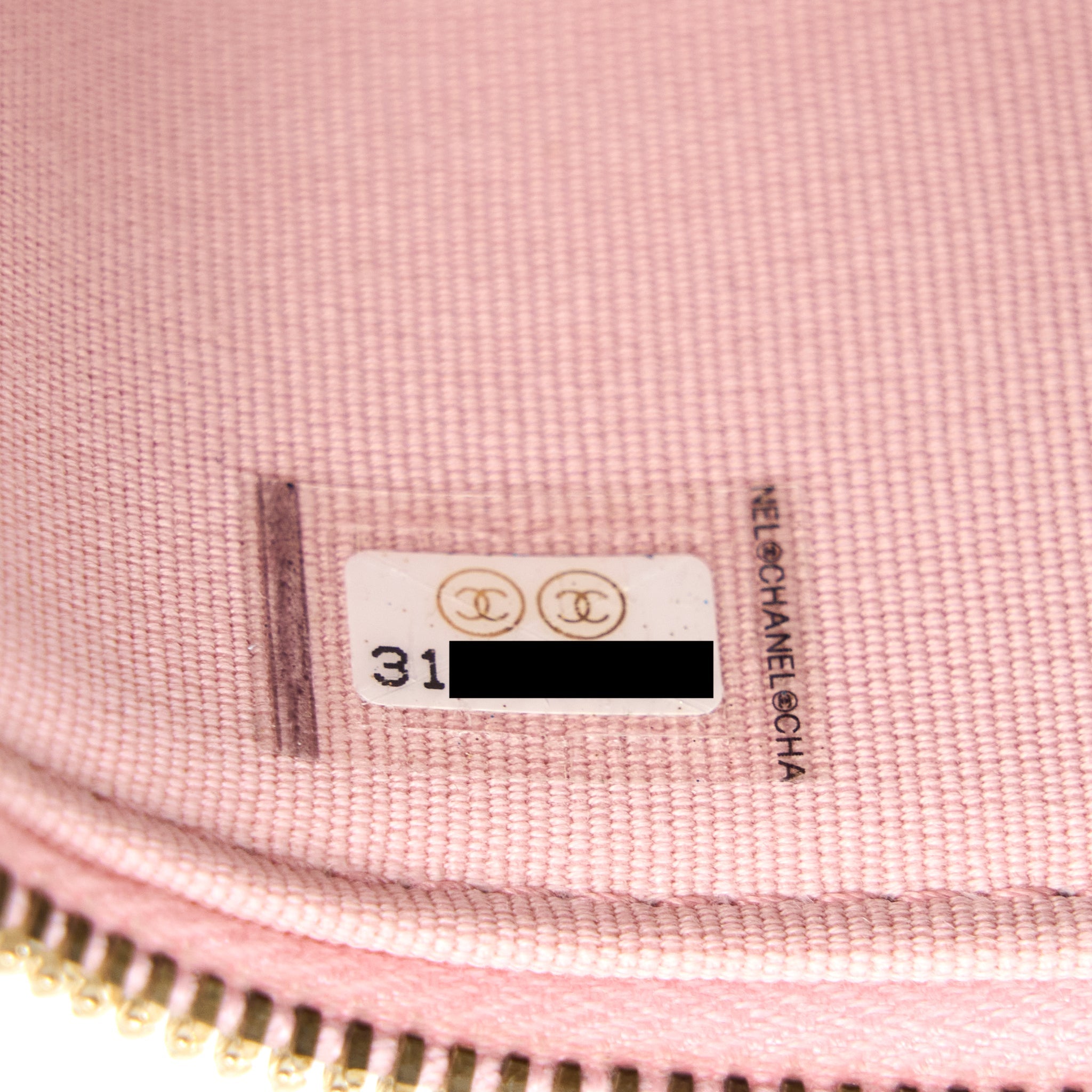 Chanel 22C Long Vanity With Chain Caviar Pink L