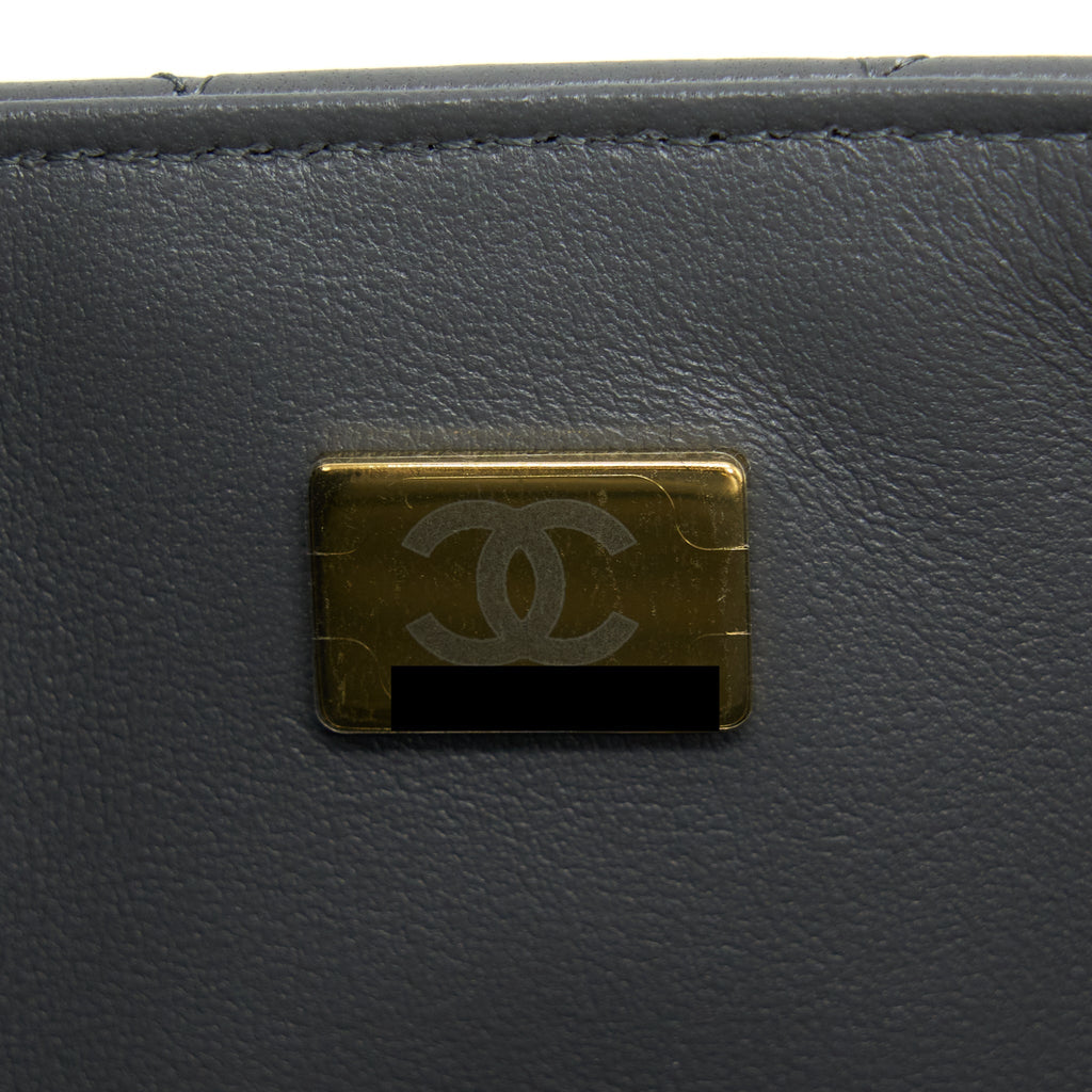 Chanel 22A Mini Rectangular Flap Bag Lambskin Grey L