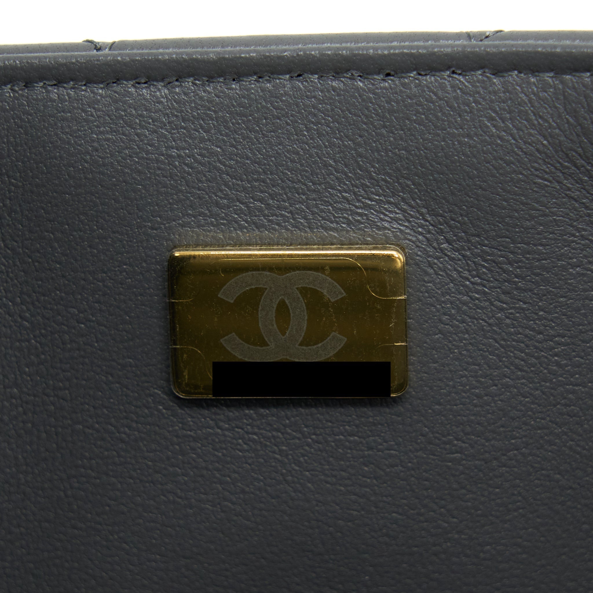 Chanel 22A Mini Rectangular Flap Bag Lambskin Grey L
