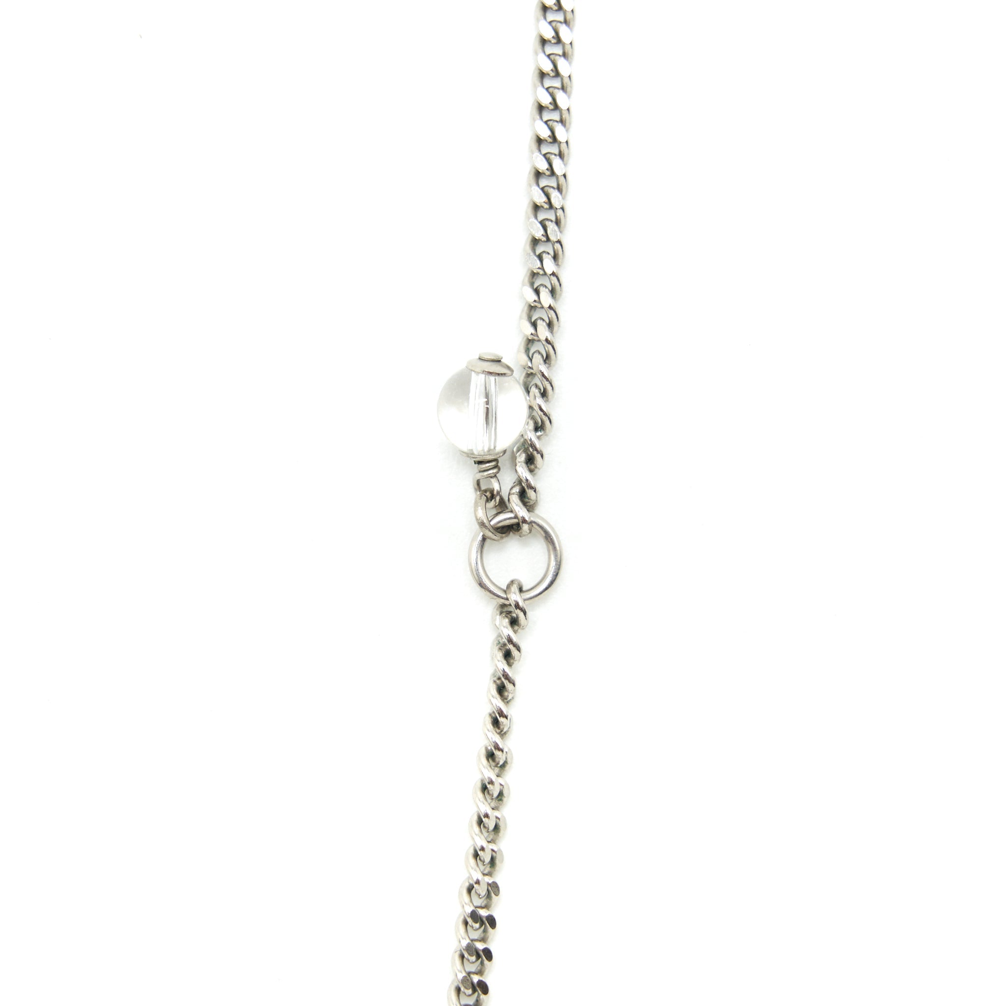 Chanel mini CC logo necklace