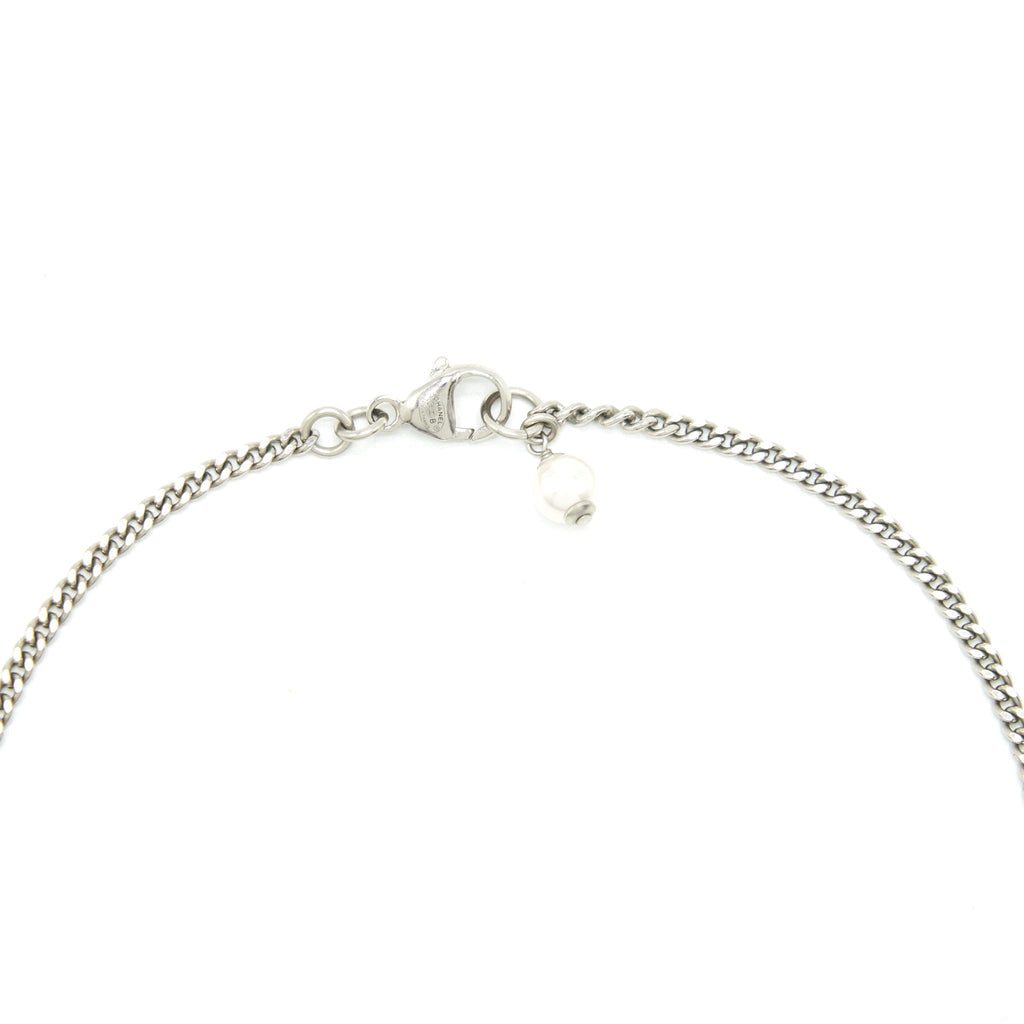 Chanel mini CC logo necklace