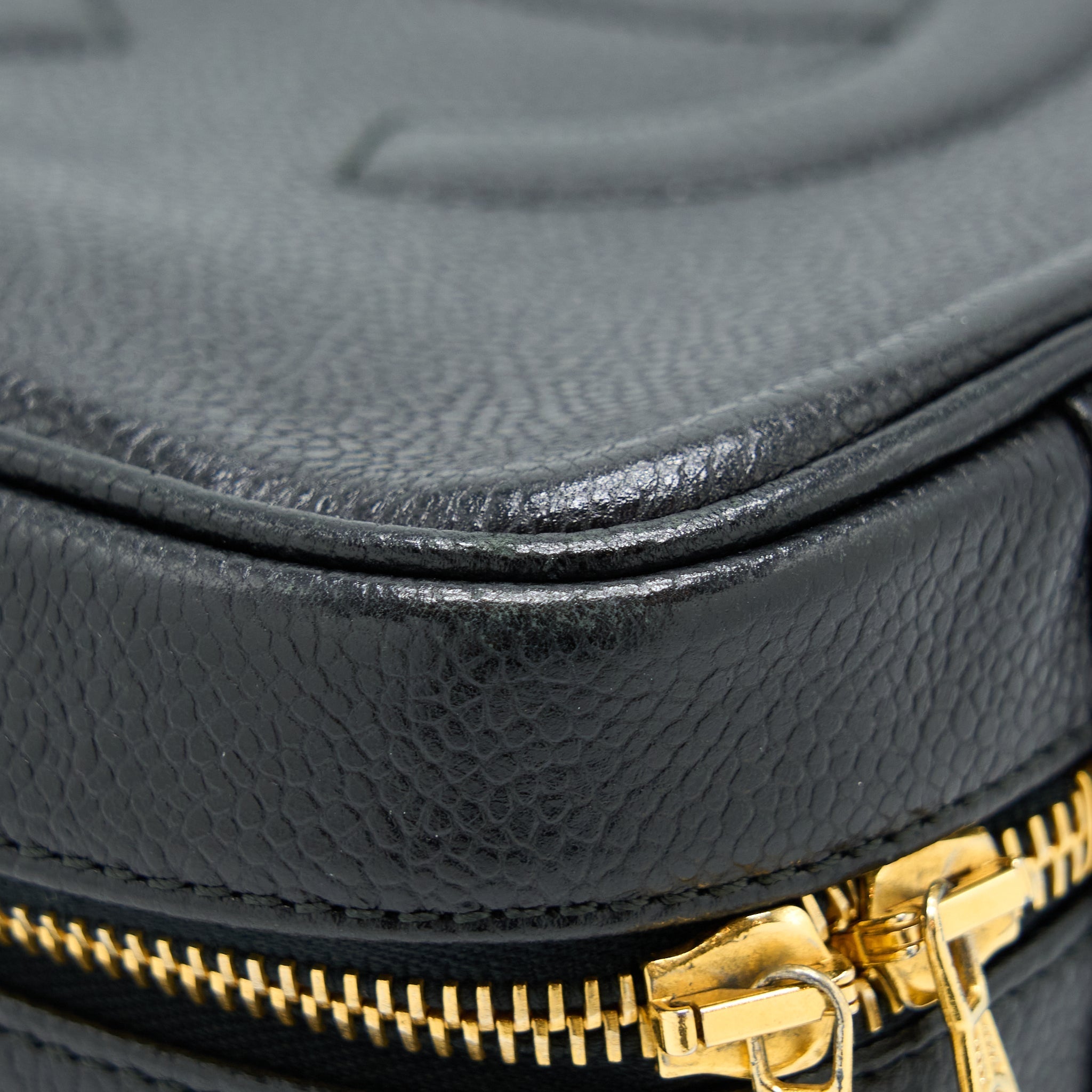 Chanel Vintage CC Logo Vanity Caviar Black
