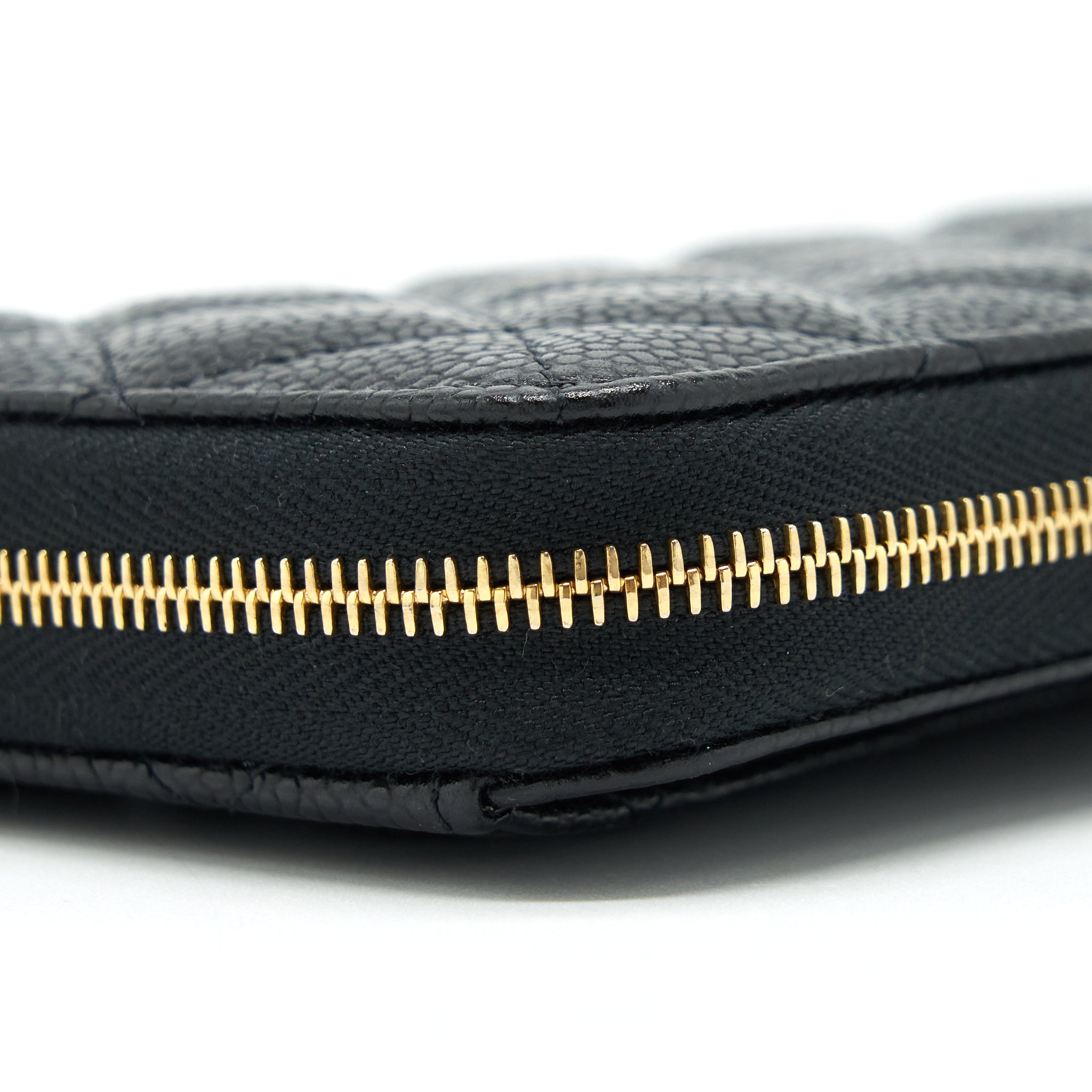 Chanel Zippy Long Wallet Caviar Black