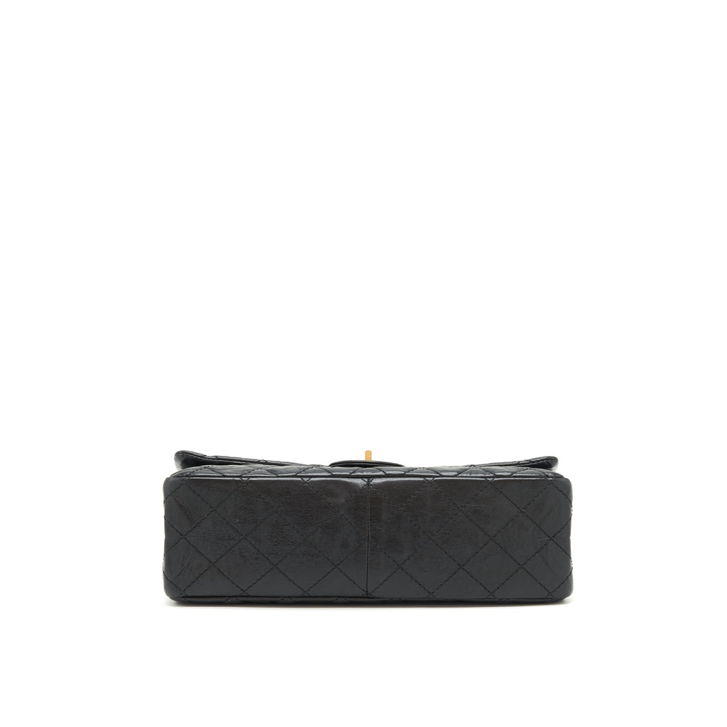 Chanel 2.55 226 Reissue Double Flap Bag Calfskin Black