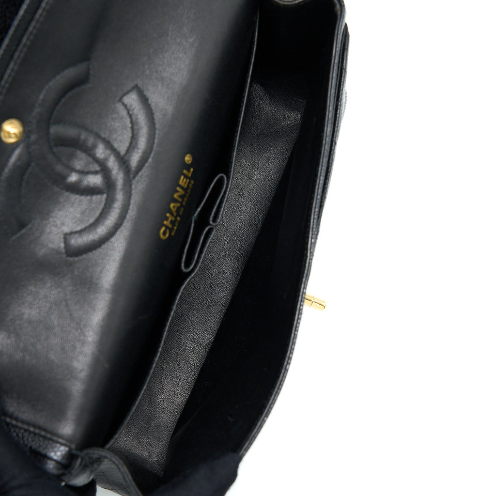Chanel Classic Double Flap Bag Caviar Black
