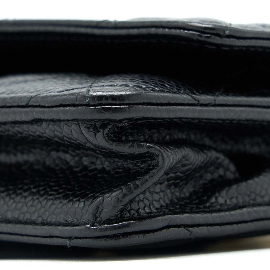 Chanel Classic Wallet On Chain Caviar Black
