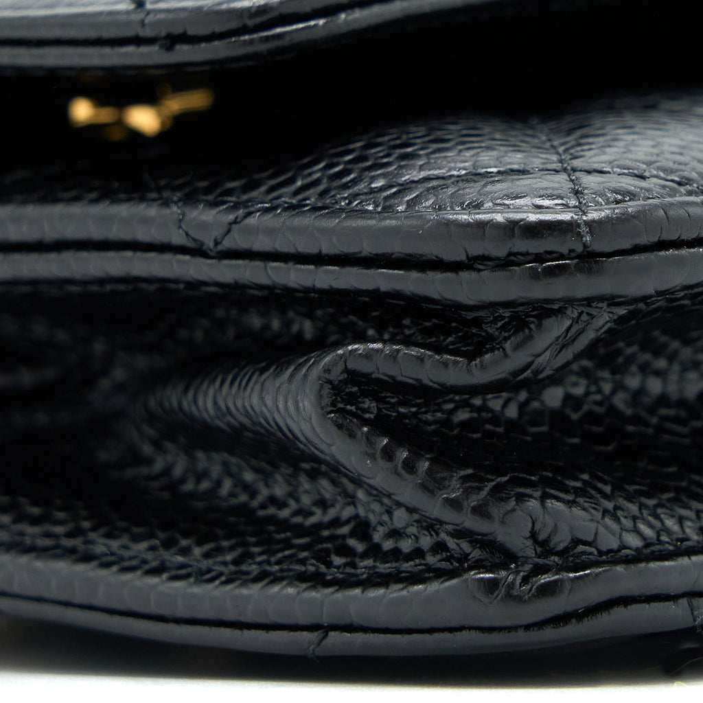 Chanel Classic Wallet On Chain Caviar Black
