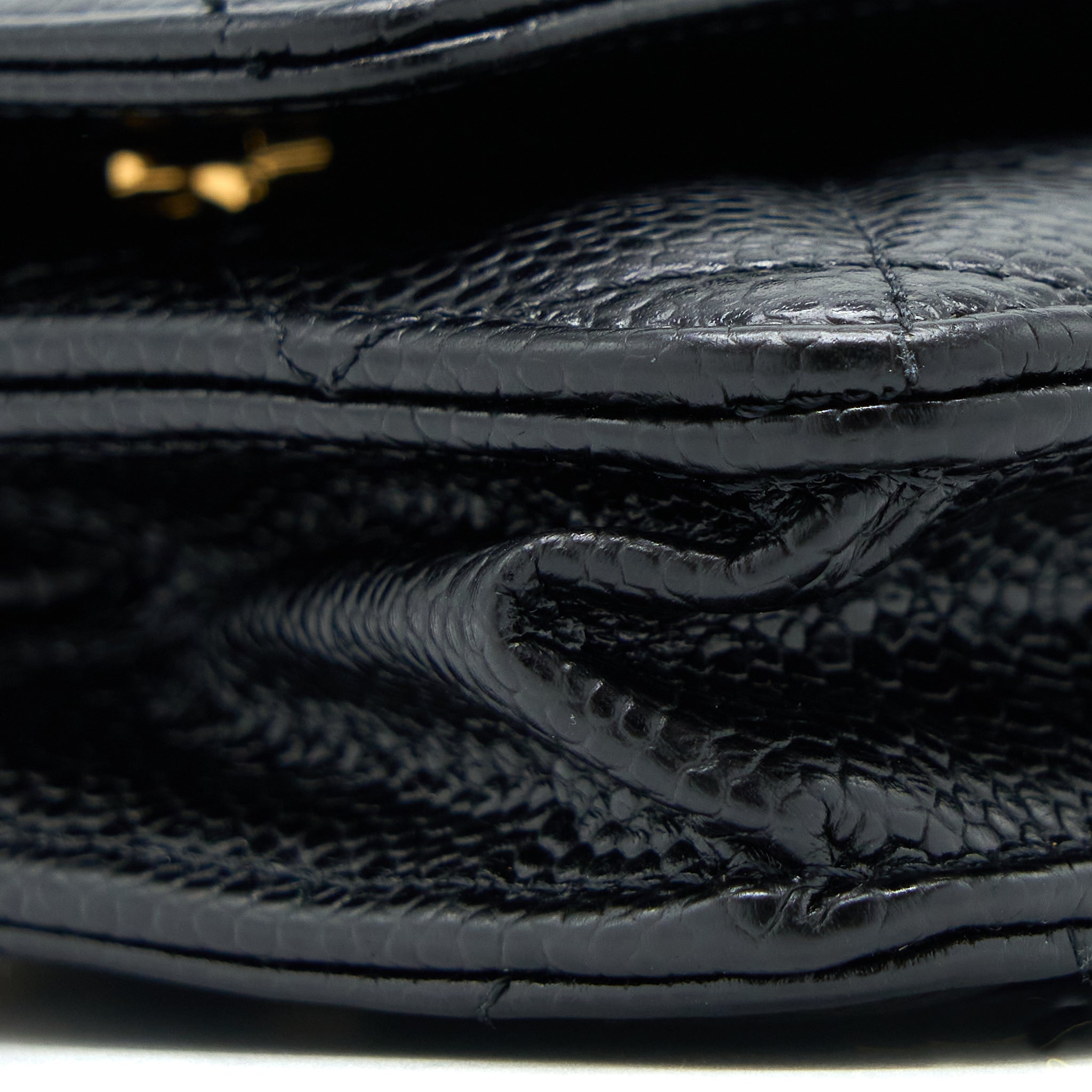 Chanel Classic Wallet On Chain Caviar Black