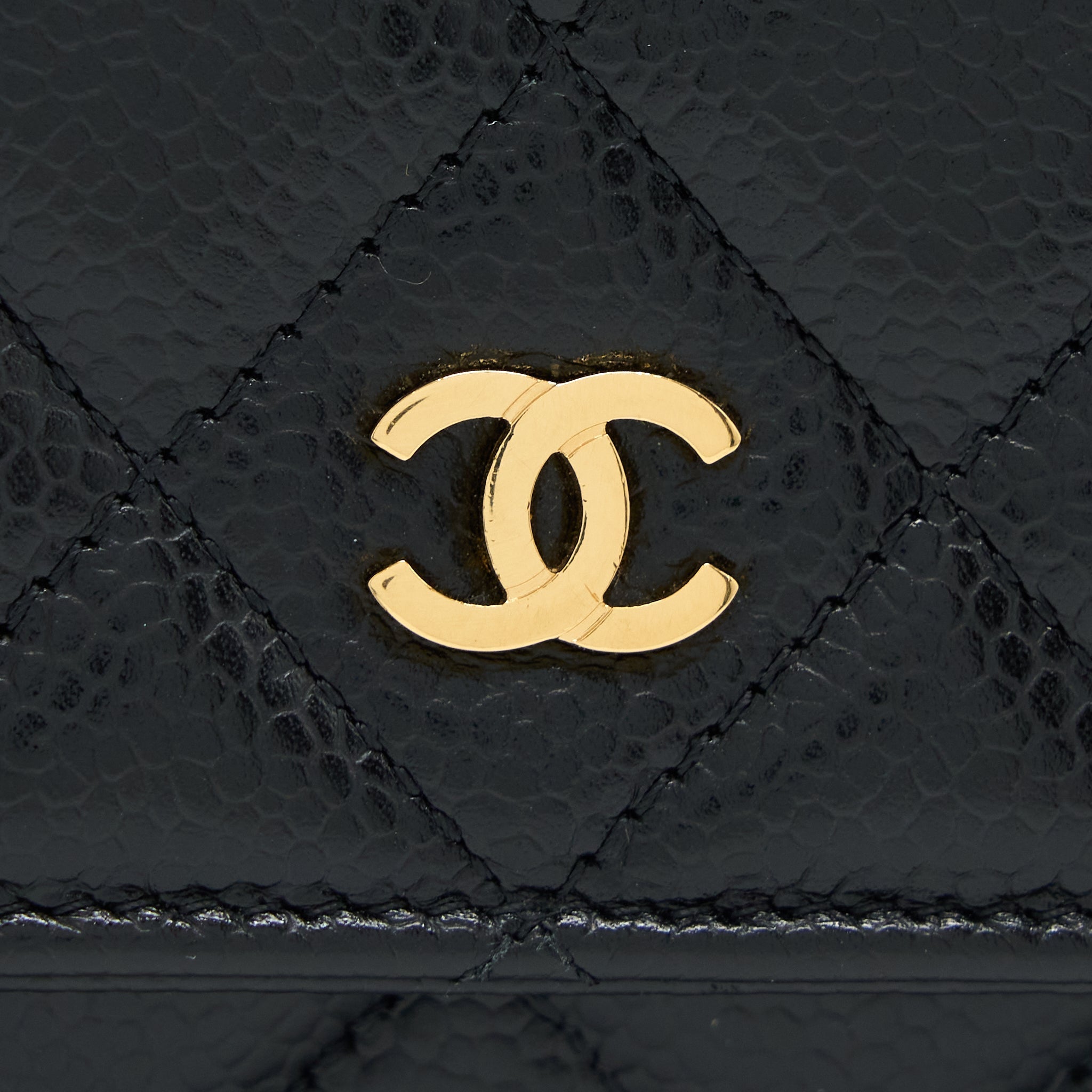Chanel Classic Wallet On Chain Caviar Black
