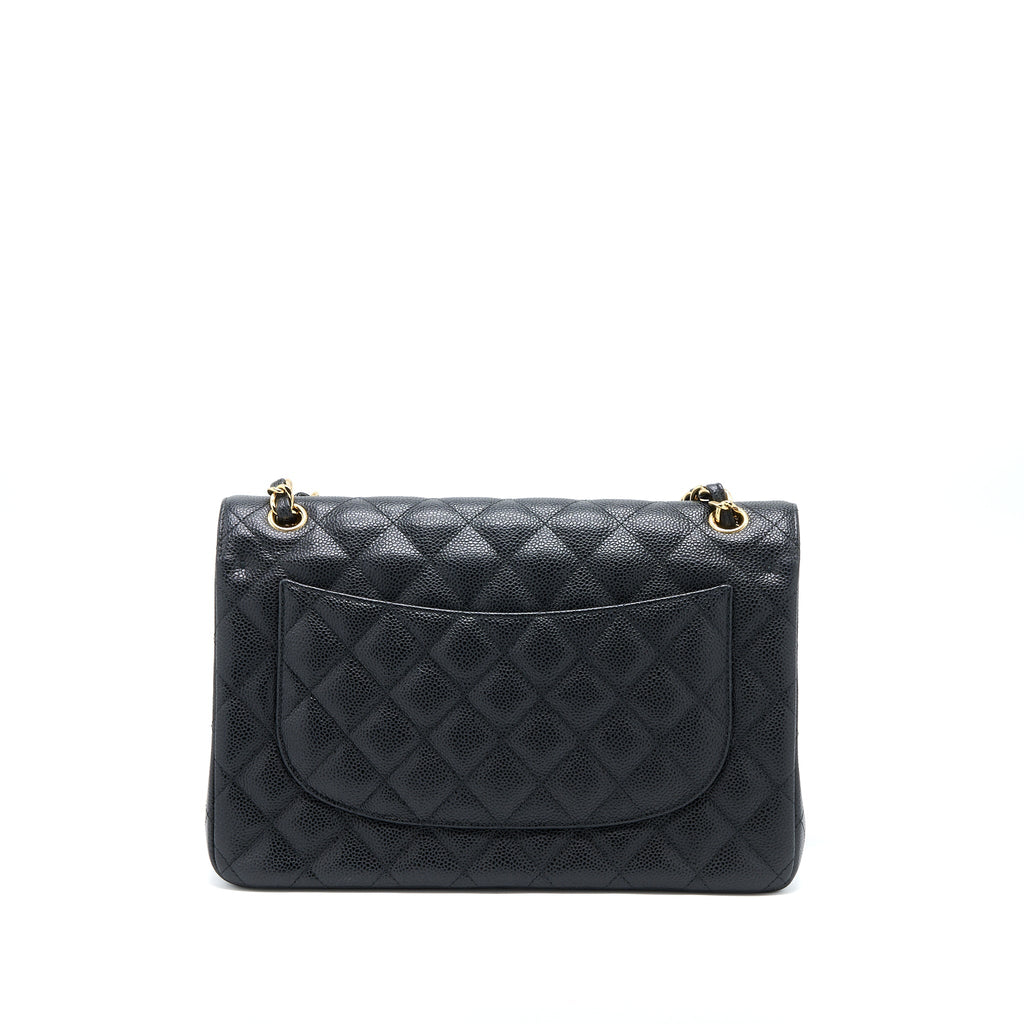 Chanel Jumbo Classic Double Flap Bag Caviar Black