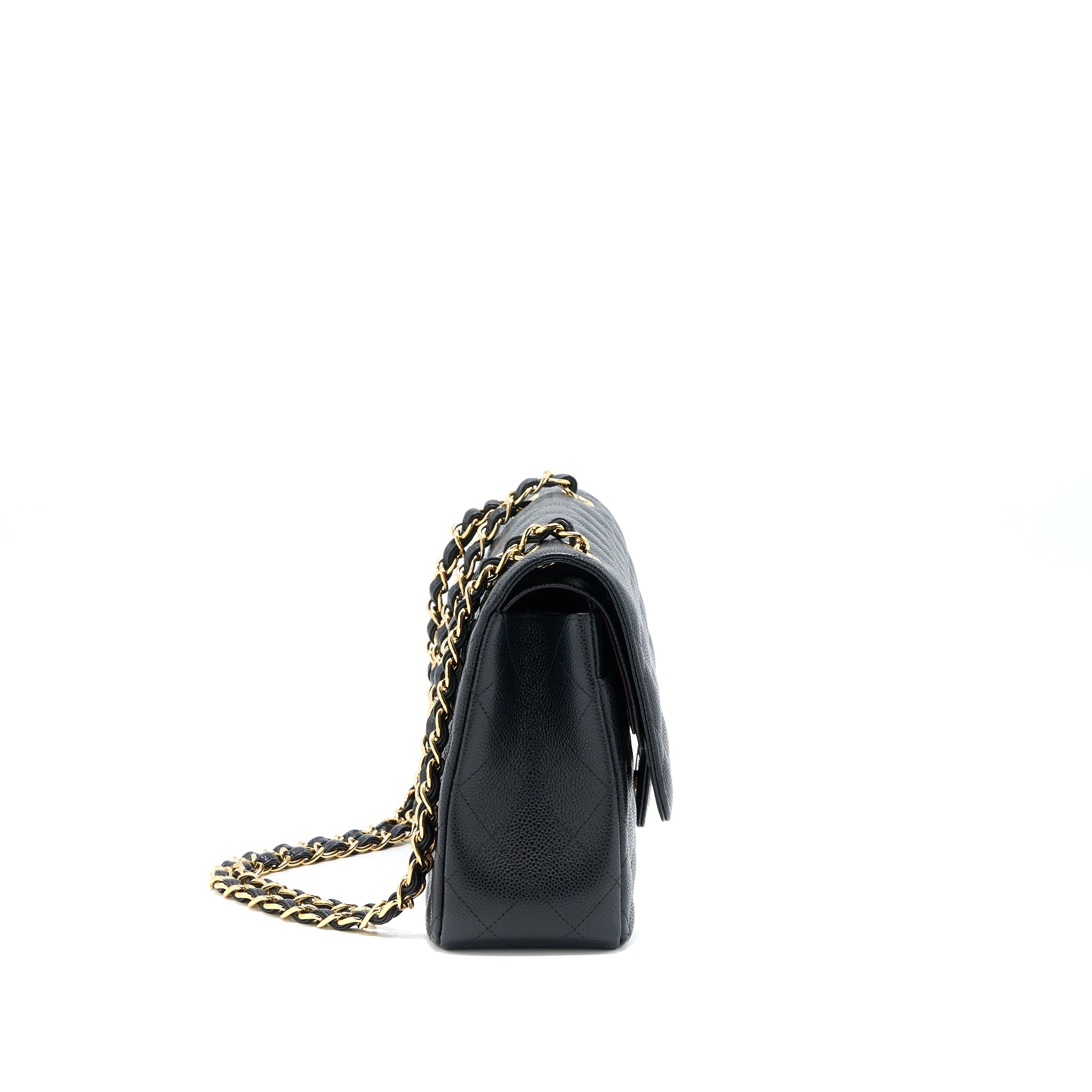 Chanel Jumbo Classic Double Flap Bag Caviar Black